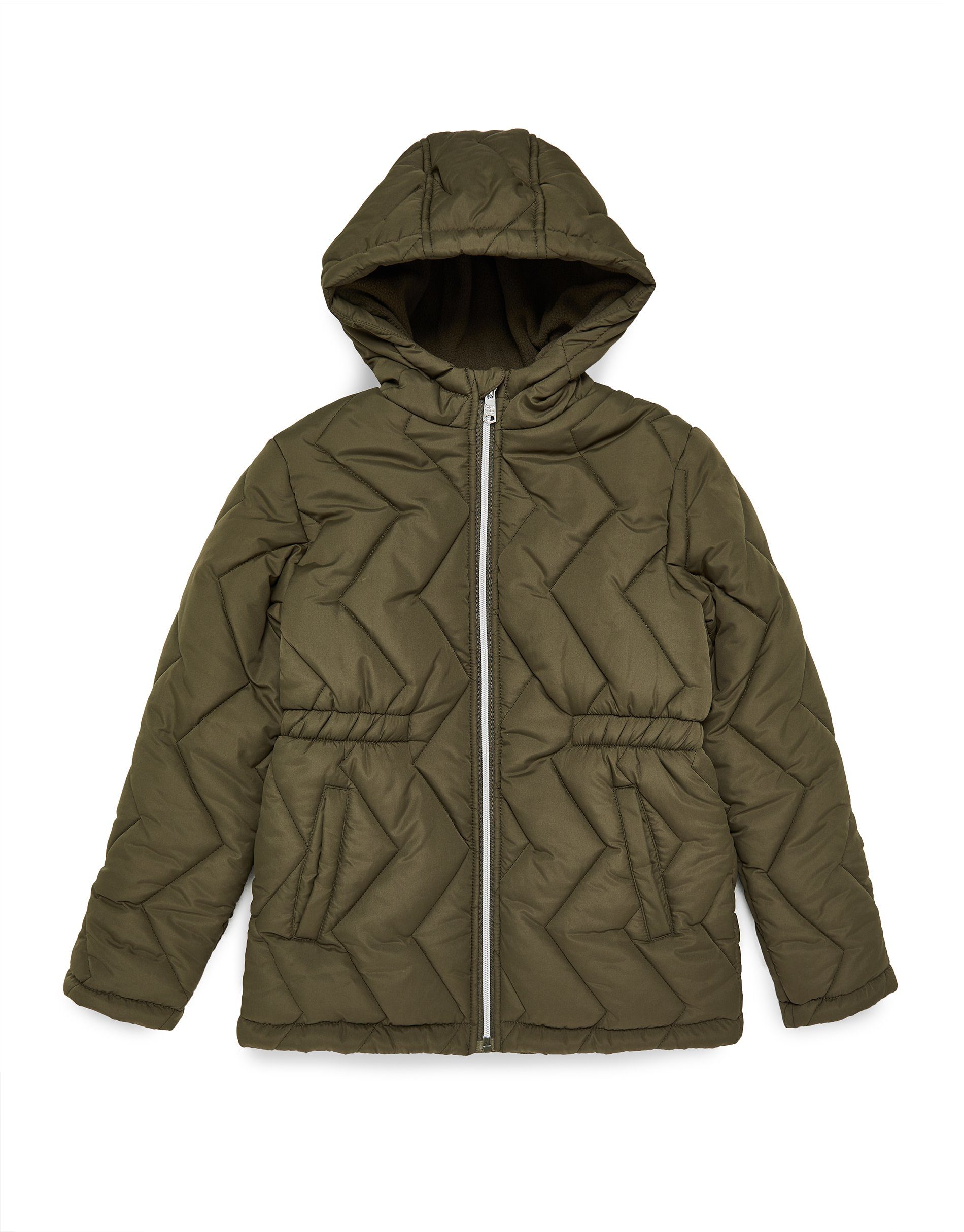 Threadgirls Winterjacke THB olivgrün Hooded Khaki- Jacket Quilted Ziggy