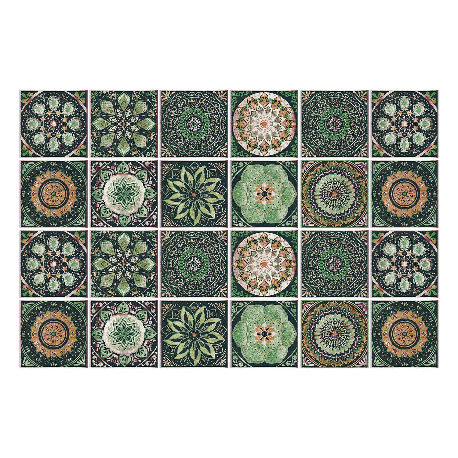 Coonoor Küchenrückwand 24pcs Praktische Selbstklebende Küchenrückwand günstig online kaufen