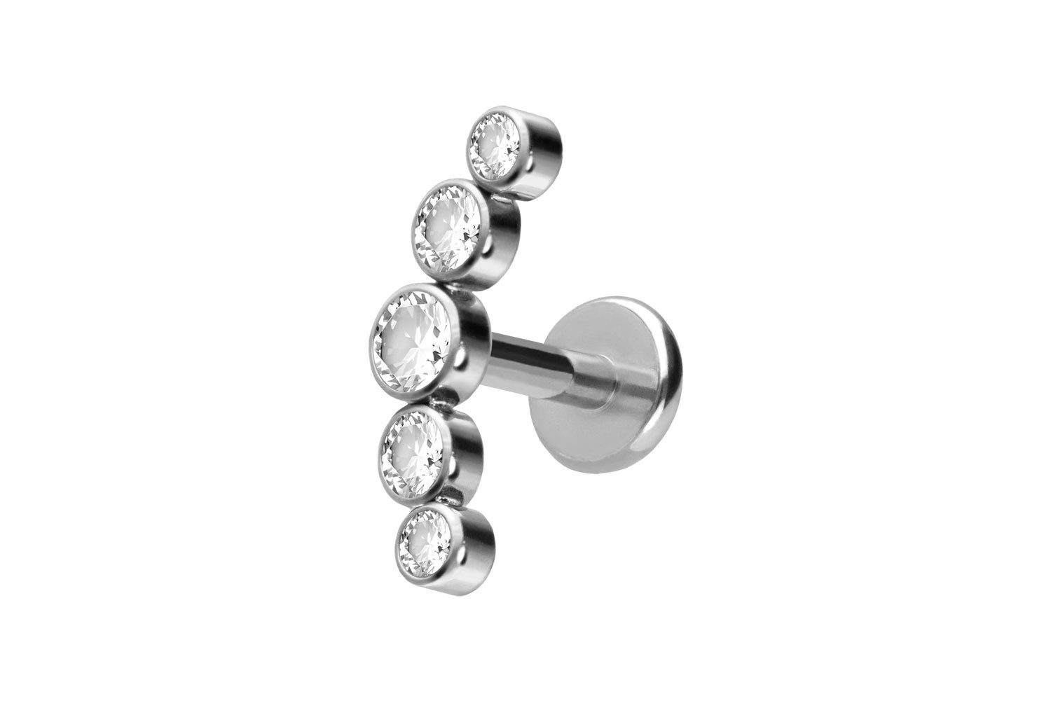 PIERCINGLINE Piercing-Set Titan Labret mit Push günstig online kaufen