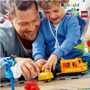 LEGO® Konstruktionsspielsteine »Güterzug (10875), LEGO® DUPLO® Town«, (105 St)