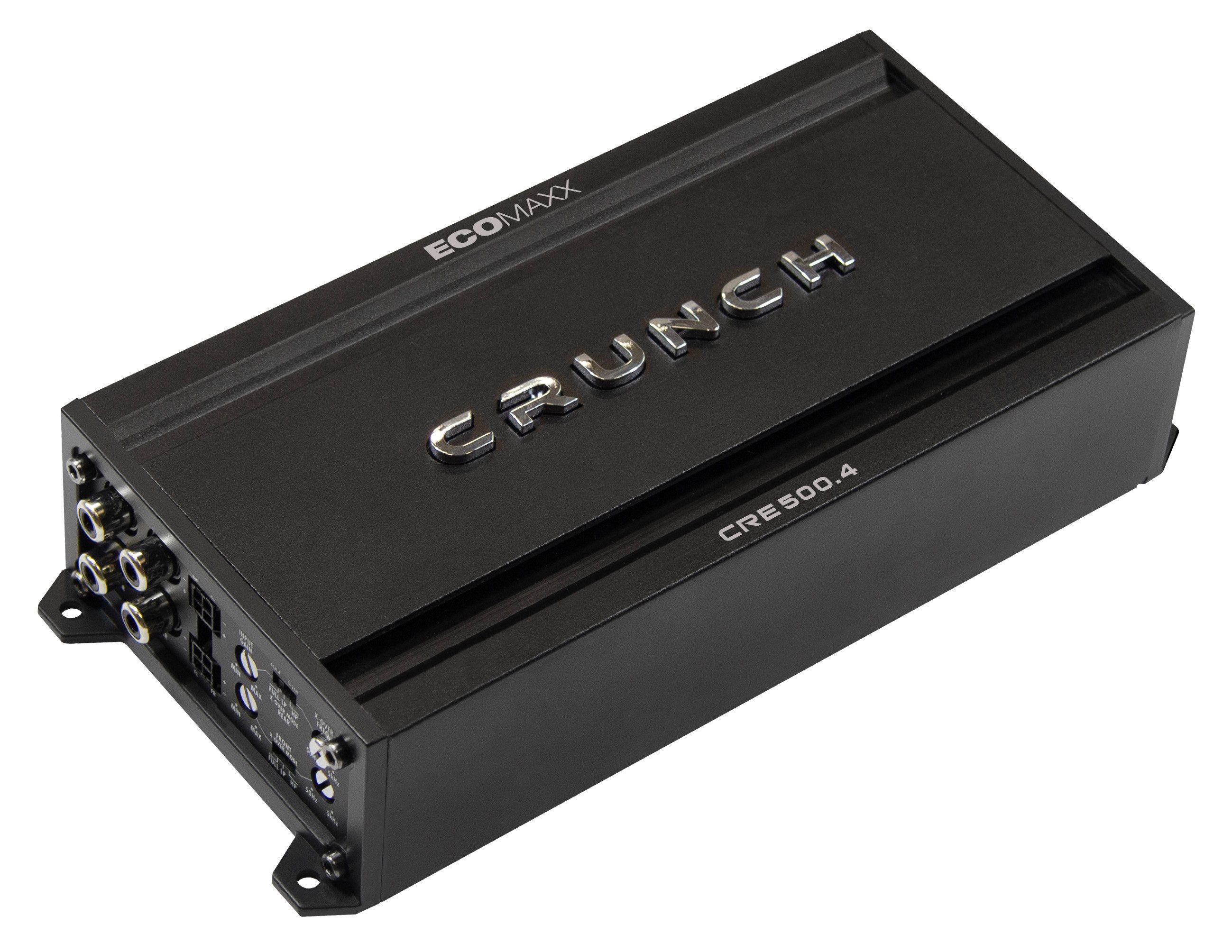 Crunch ECOMAXX CRE500.4, 4-Kanal Class D Verstärker Endverstärker (Anzahl Kanäle: 4)
