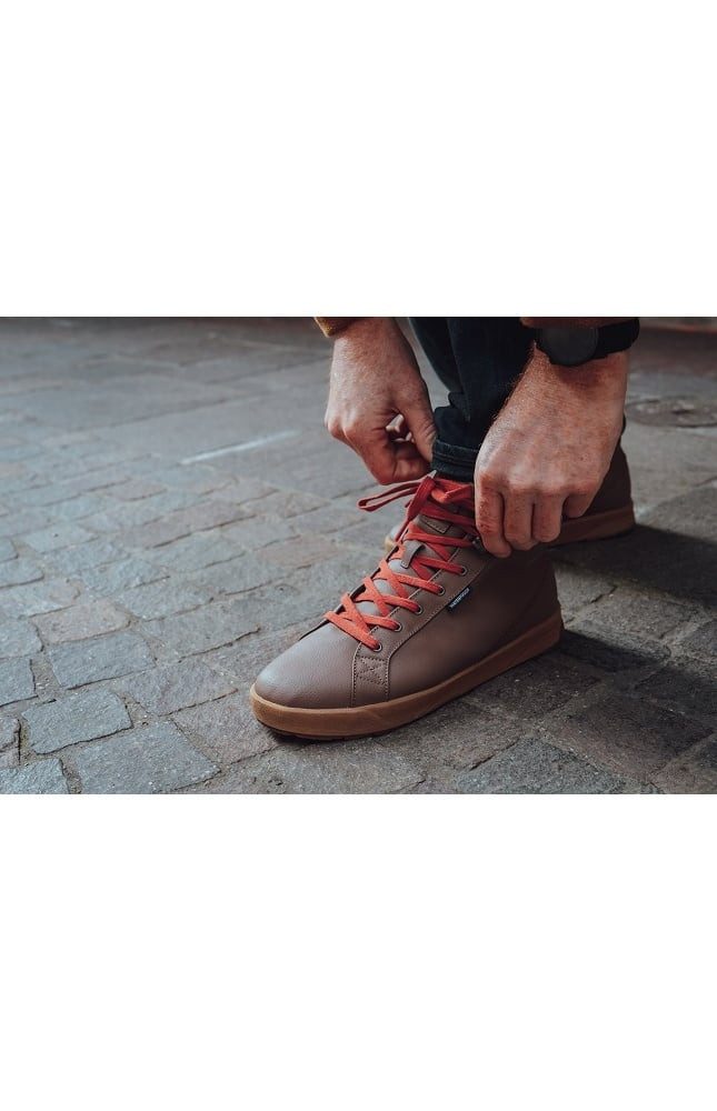 SAOLA Alltag-Winterschuhe Bergen Waterproof Warm (Leder, wasserdicht) braun Sneaker