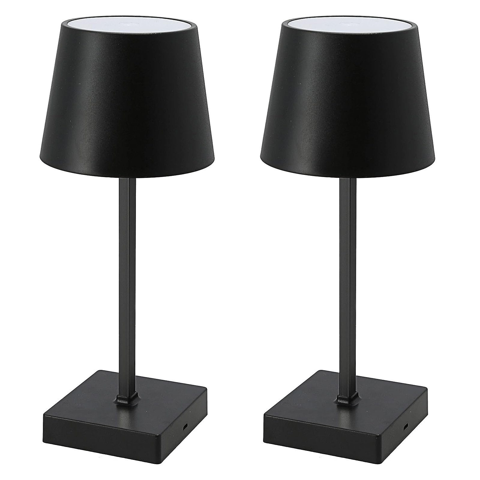 HAC24 Nachttischlampe 2x Tischleuchte mit Touchfunktion günstig online kaufen