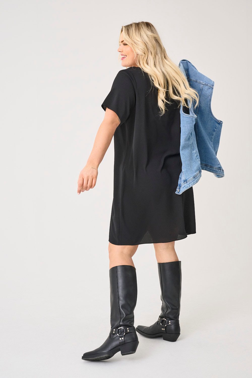 ONLY CARMAKOMA Blusenkleid CARLUX SS TUNIC DRESS WVN NOOS Sommerkleid günstig online kaufen