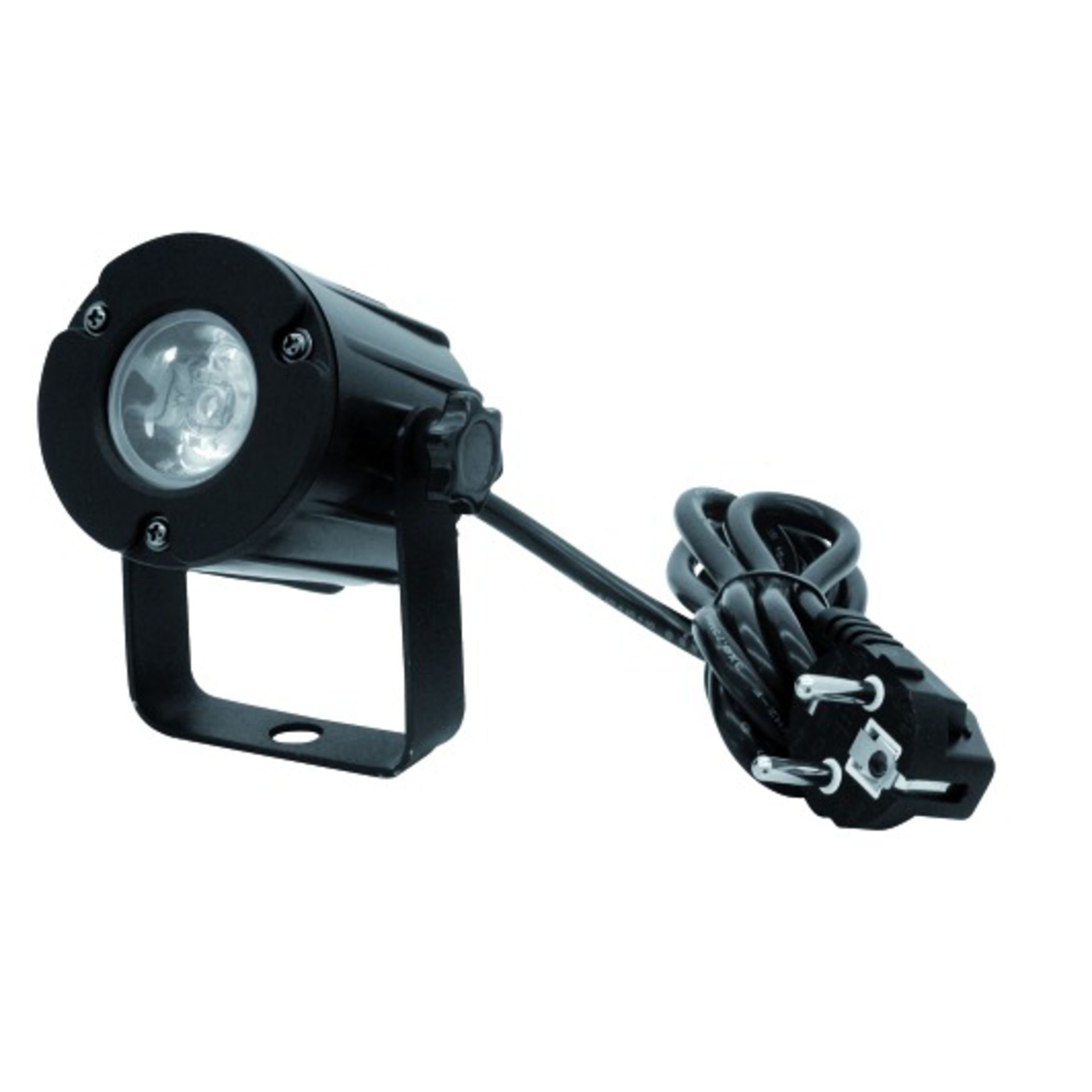 EUROLITE LED Scheinwerfer, LED PST-3W 6000K 6° black - Pin Spot