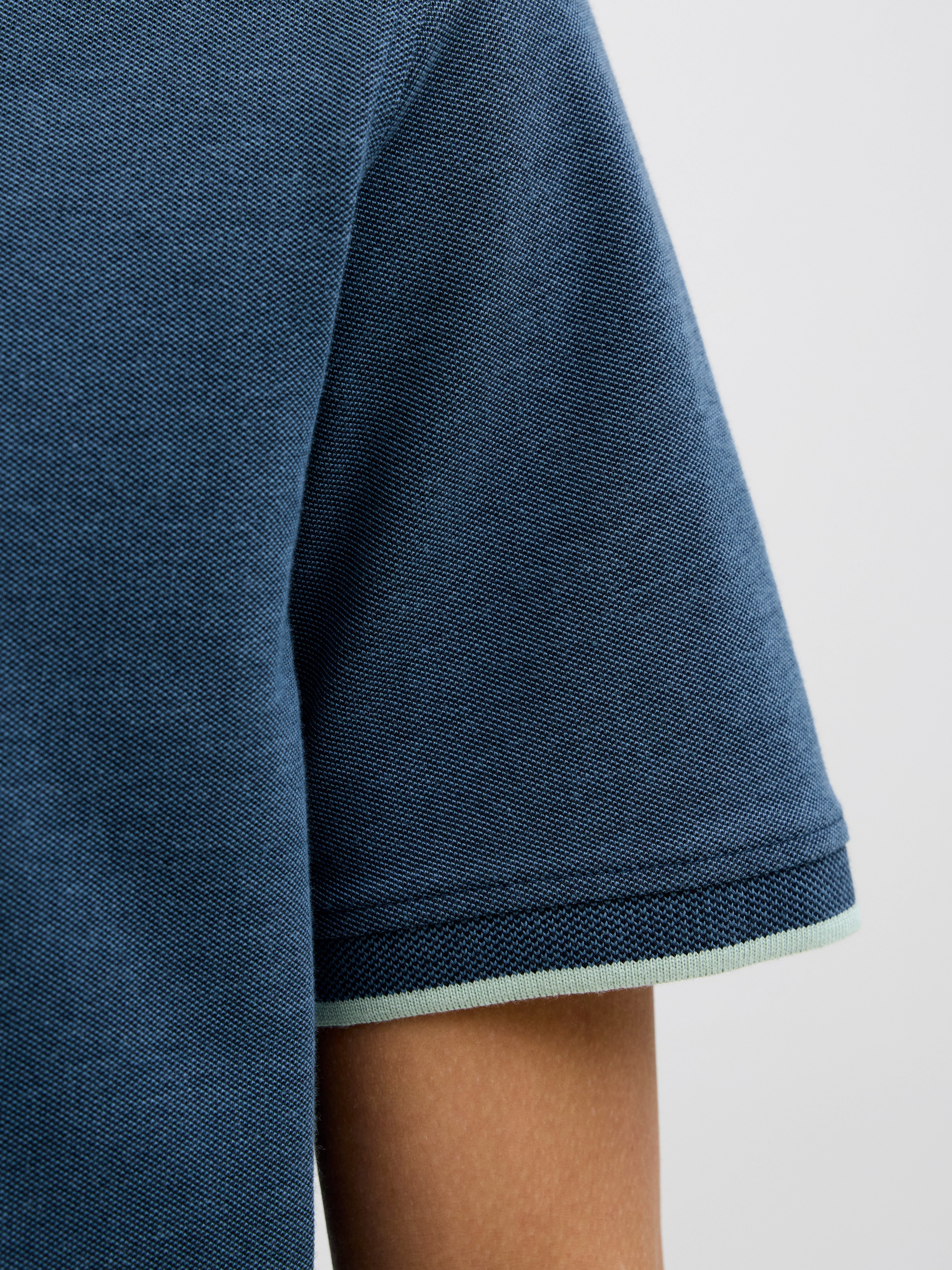 Jack & Jones Poloshirt JJEPAULOS MAO POLO mit Logo Stickerei günstig online kaufen