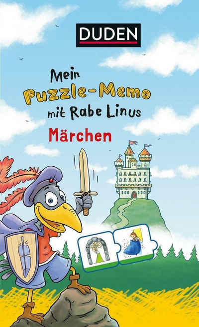 Duden Puzzle Mein Puzzlememo mit Rabe Linus - Märchen (Kinderspiel), Puzzleteile