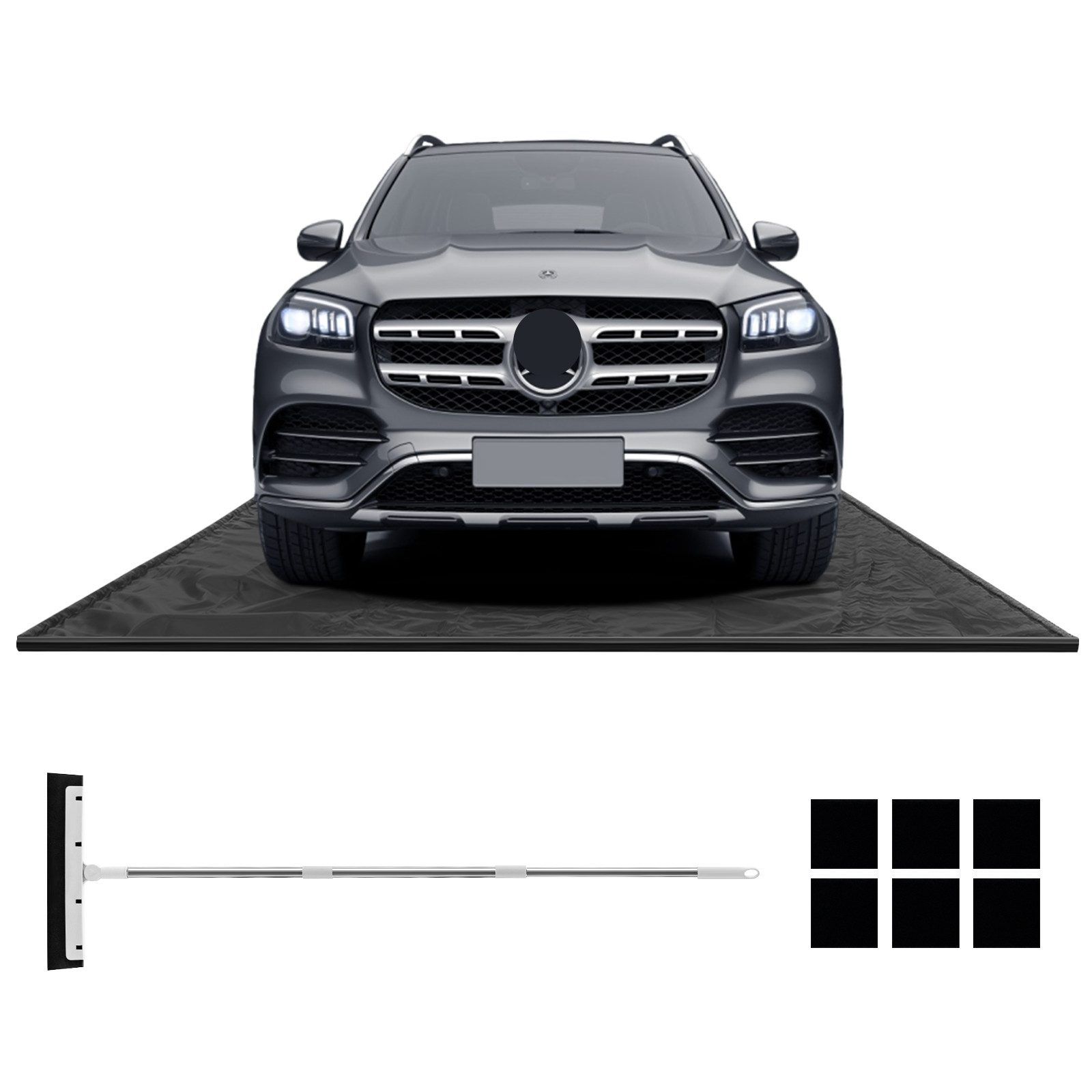 COSTWAY Bodenmatte Garage Auto Ölauffangmatte 670 x 275 cm Garagenmatte