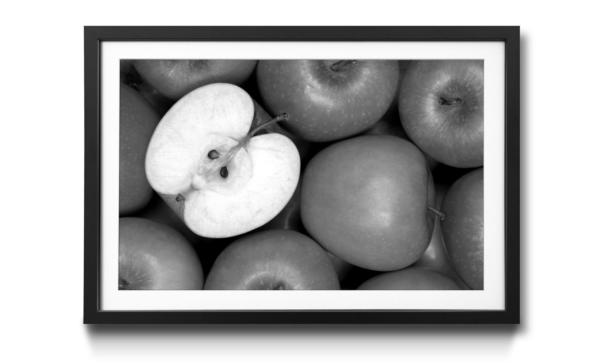 Kunstdruck 4 Früchte, Green erhältlich Wandbild, Größen in WandbilderXXL Apples,