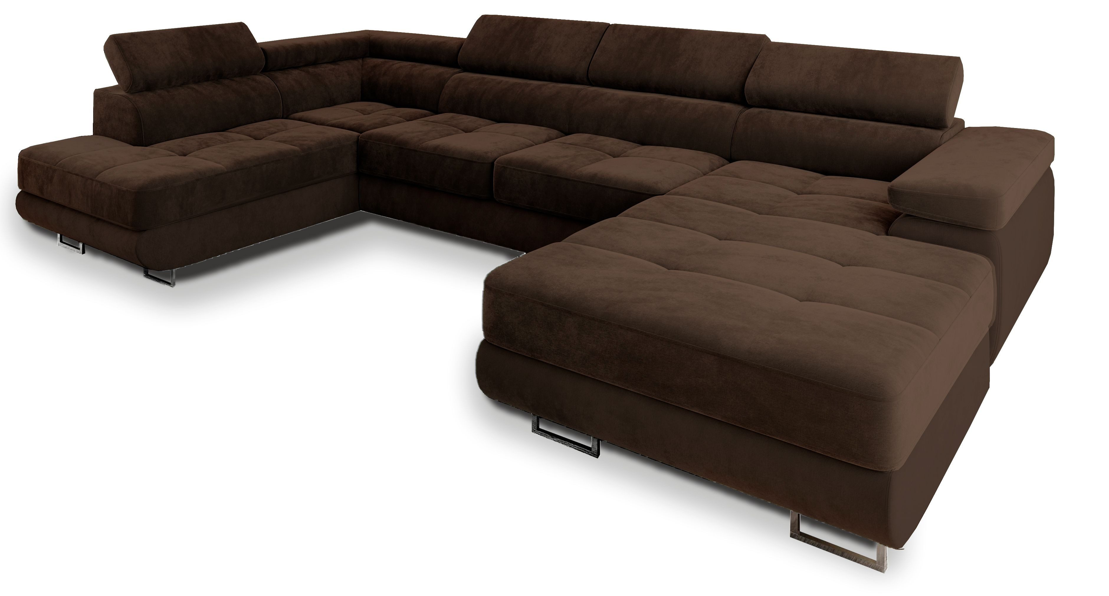 Masseno Ecksofa CASONE mit Schlaffunktion U-Form, Sofa mit Bettkasten günstig online kaufen