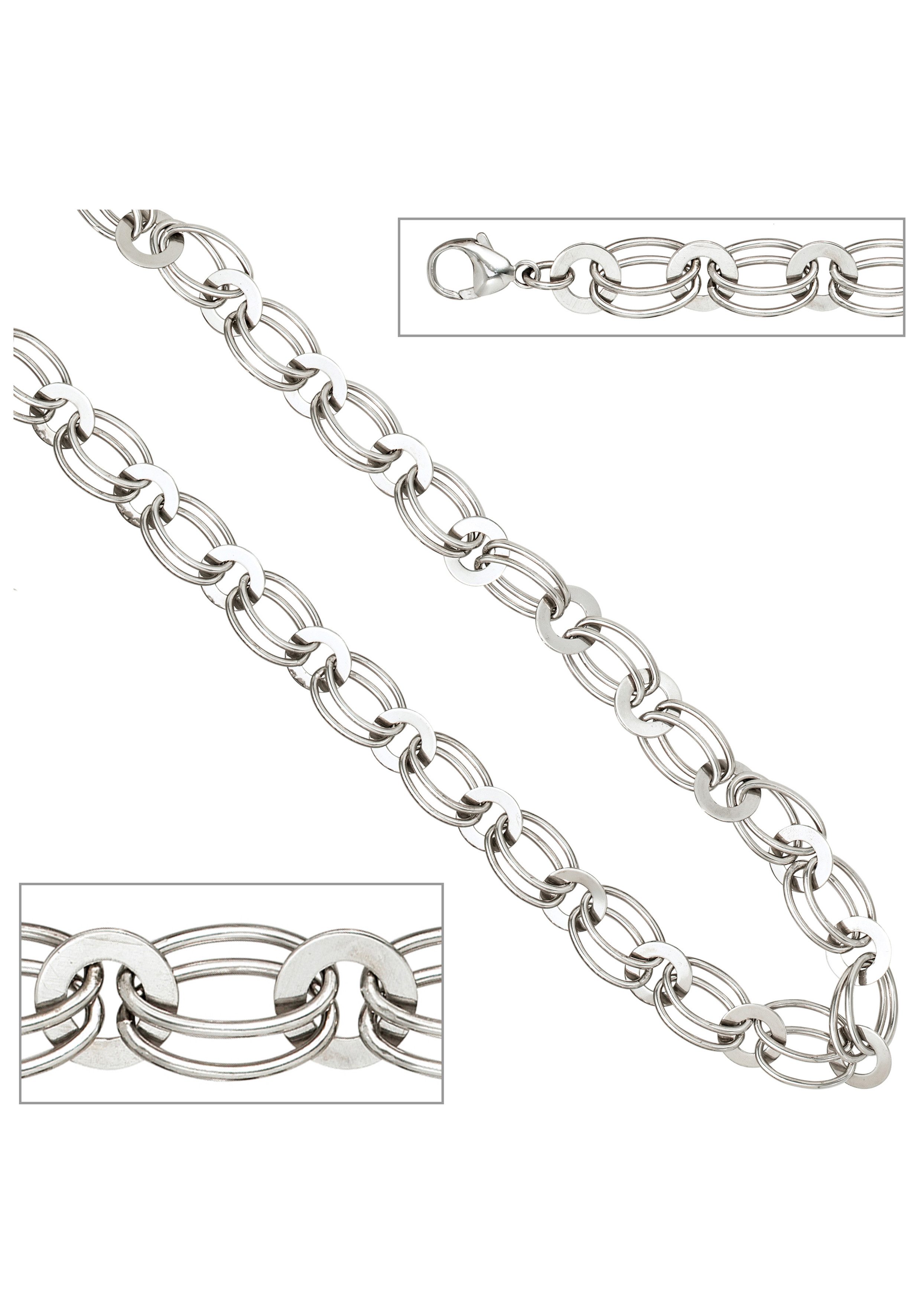 JOBO Statementkette Kette Statement, 925 Silber 45 cm
