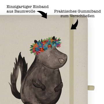 Mr. & Mrs. Panda Notizbuch Stinktier Mädchen - Transparent - Geschenk, Journal, Adressbuch, Tage Mr. & Mrs. Panda, 96 Seiten