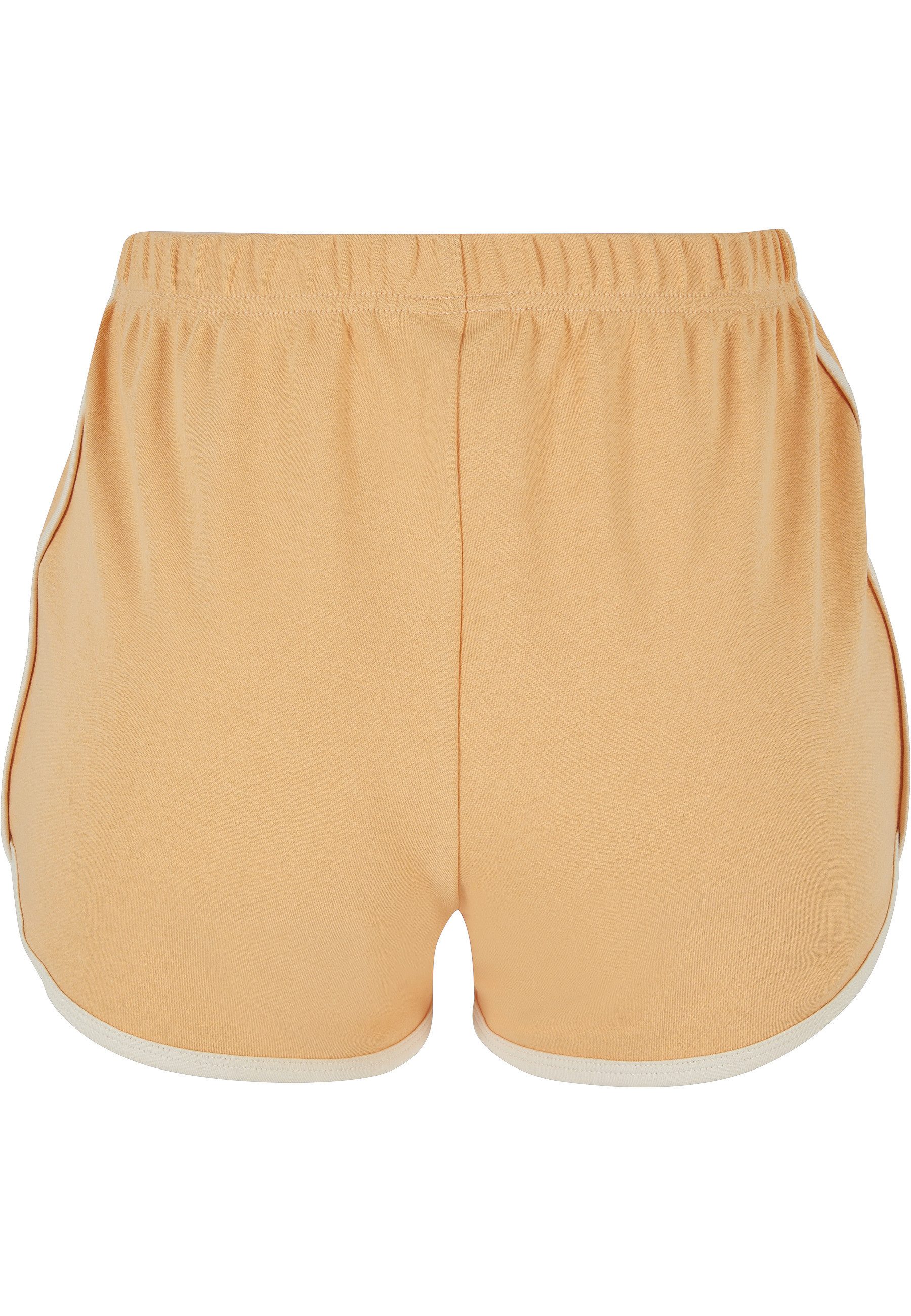 URBAN CLASSICS Stoffhose Urban Classics Damen Ladies Organic Interlock Retro Hotpants (1-tlg)