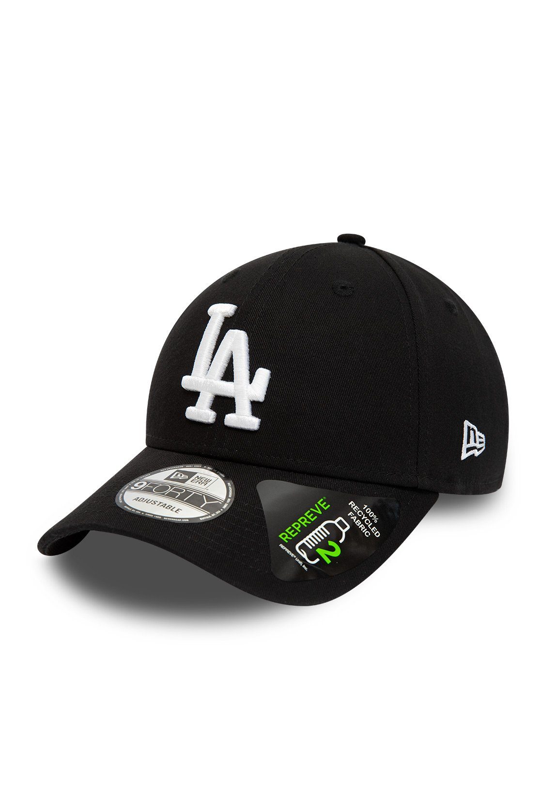 New Era Baseball Cap New Era Repreve League Ess 9Forty Adjustable Cap LA DODGERS Schwarz Verschluss Strapback
