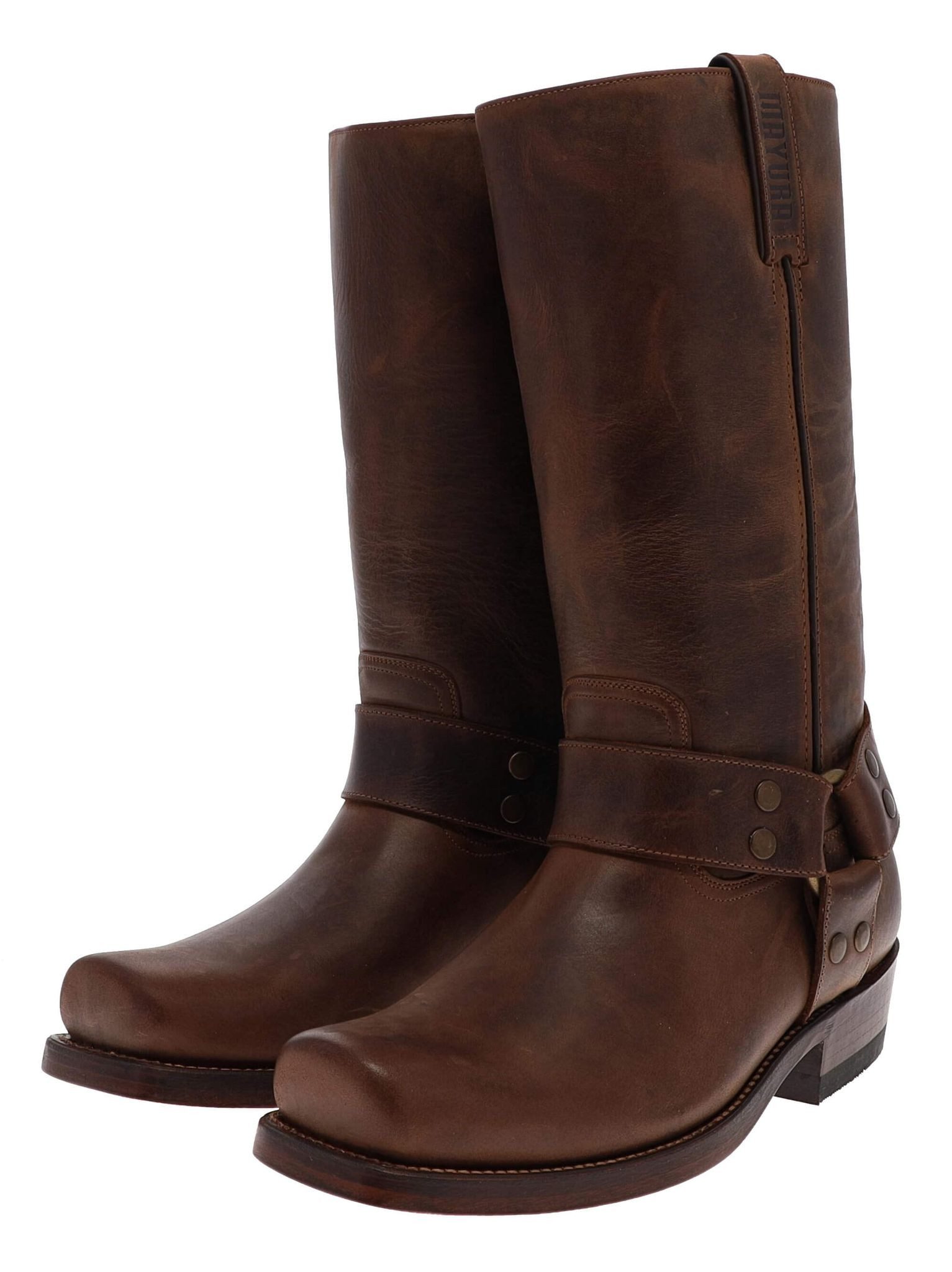 Mayura Ботинки MB001 Bikerstiefel Braun Bikerboots Rahmengenäht