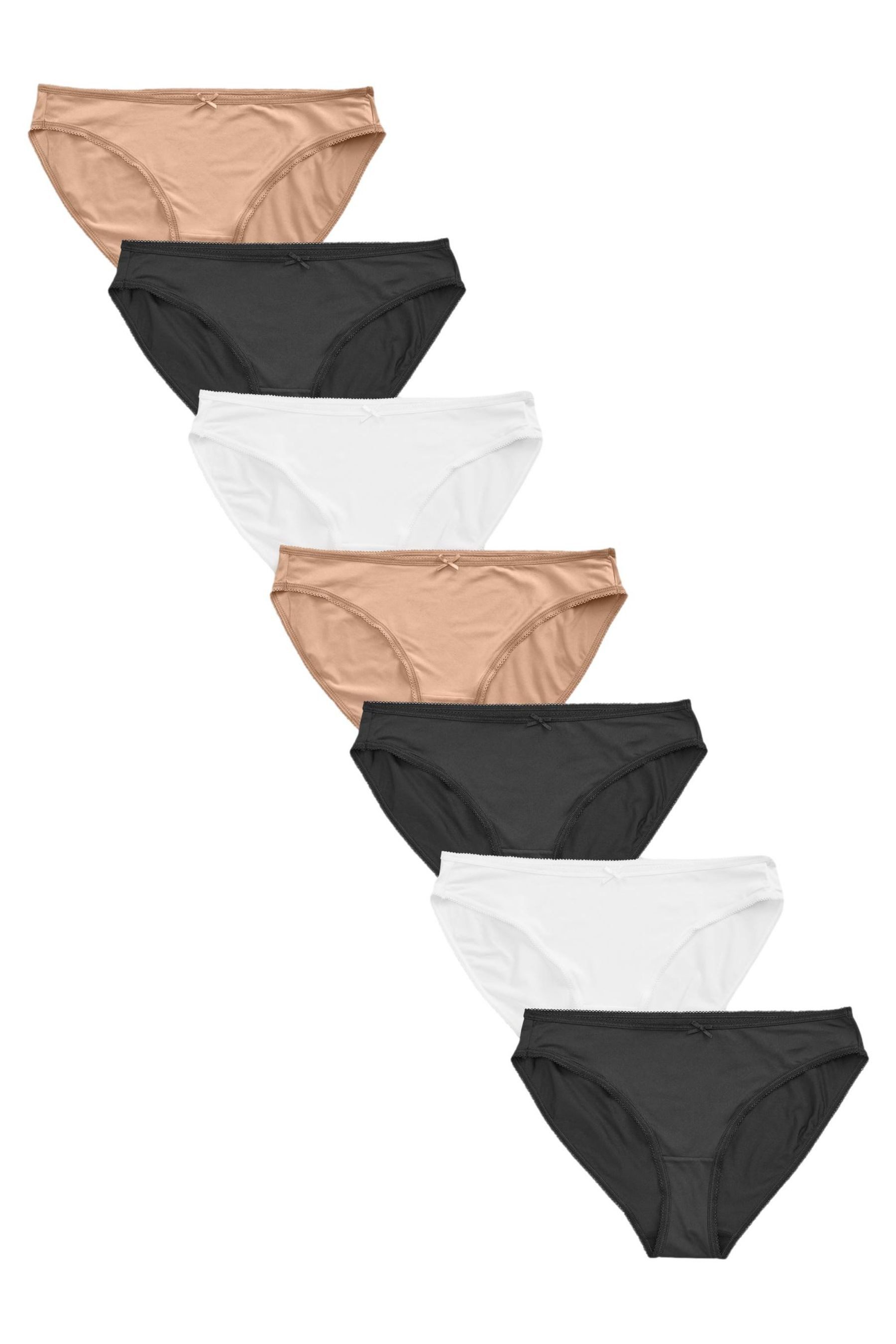 Next Slip Mikrofaser-Slips mit hohem Beinausschnitt, 7er-Pk. (7-St)