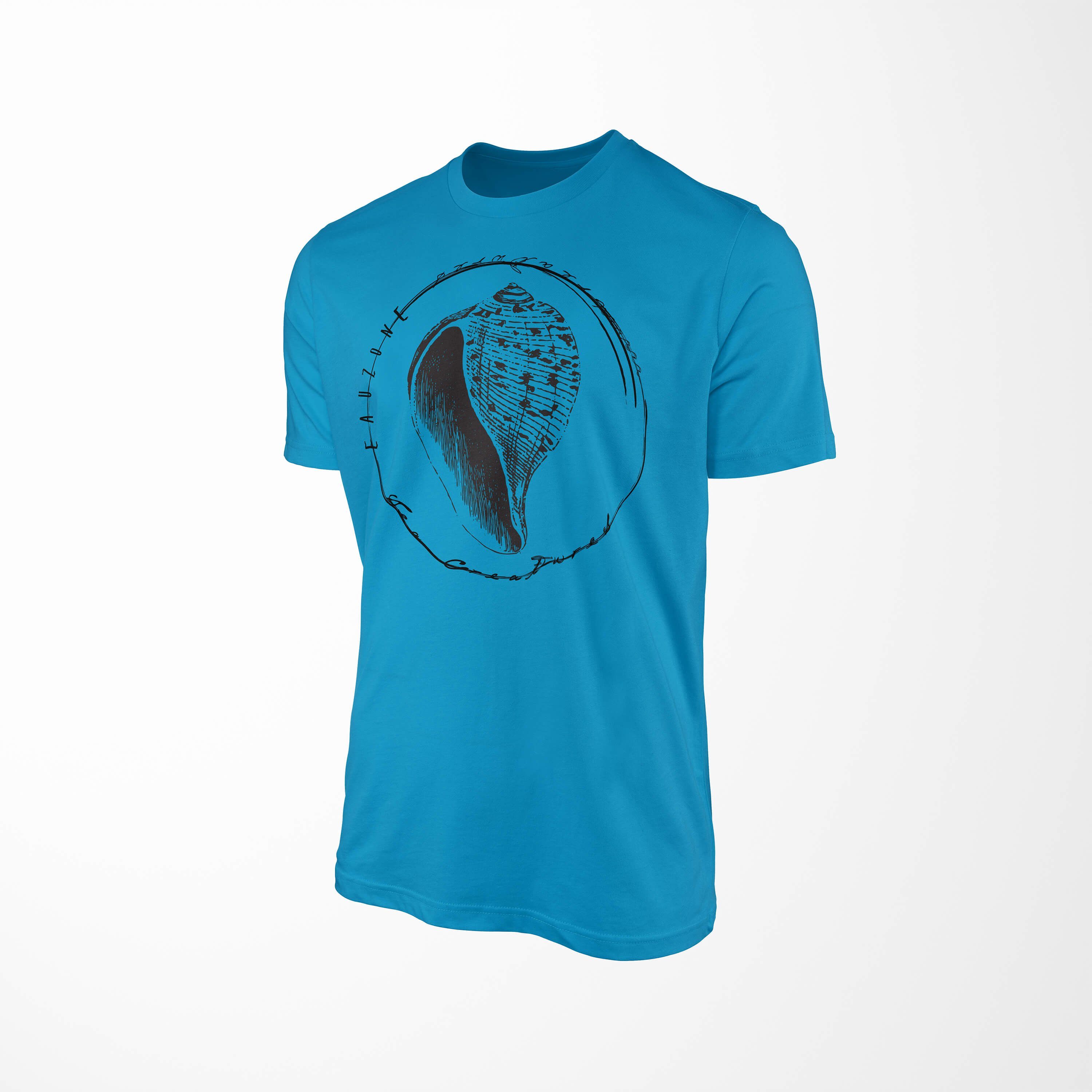 Art Sinus Schnitt 057 Creatures, Tiefsee / und Atoll sportlicher T-Shirt Sea Fische Struktur feine T-Shirt Serie: Sea -
