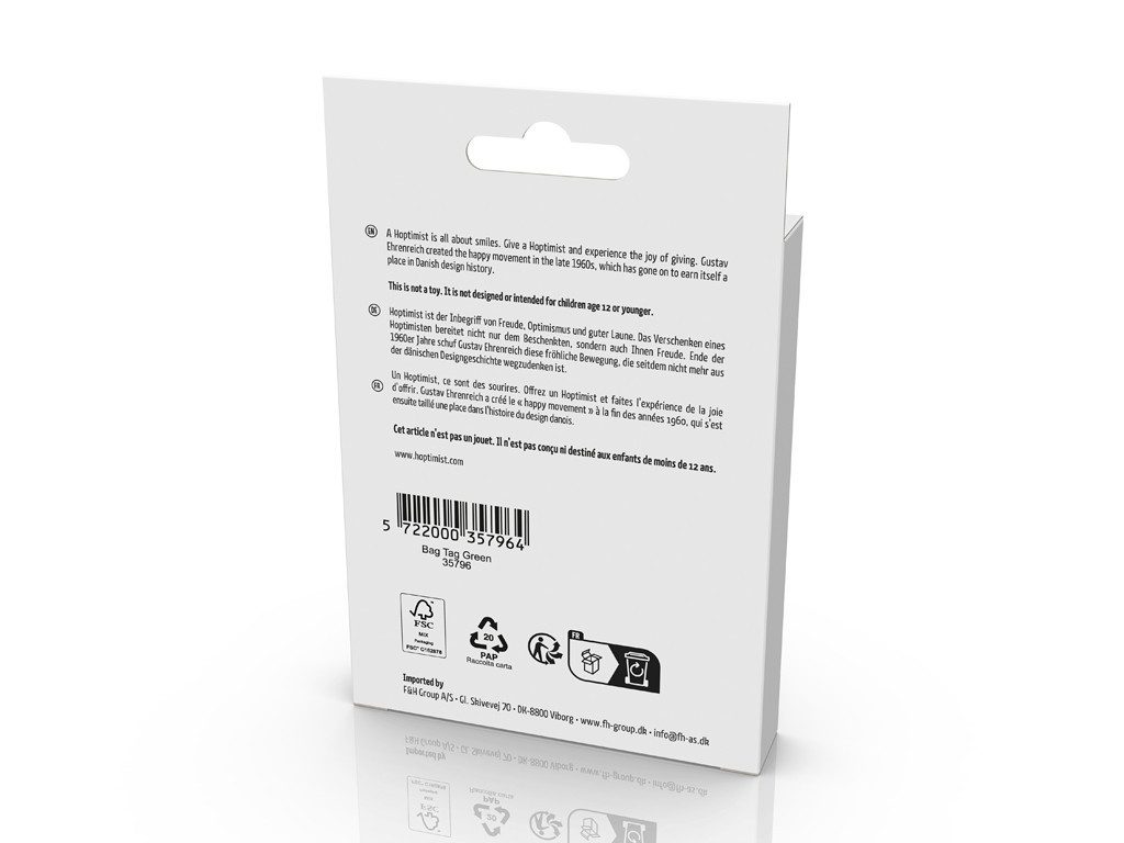 HOPTIMIST Dekofigur 35796 Bag tag