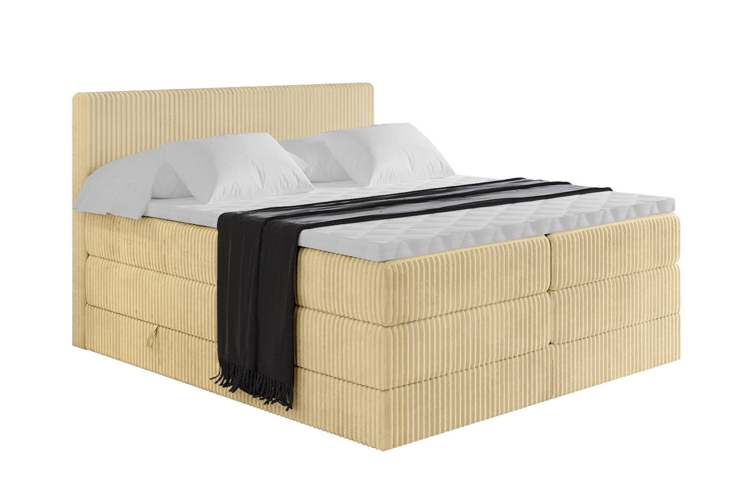 ALTDECOR Boxspringbett TOLO KING (Multipocket-Matratze H4, günstig online kaufen