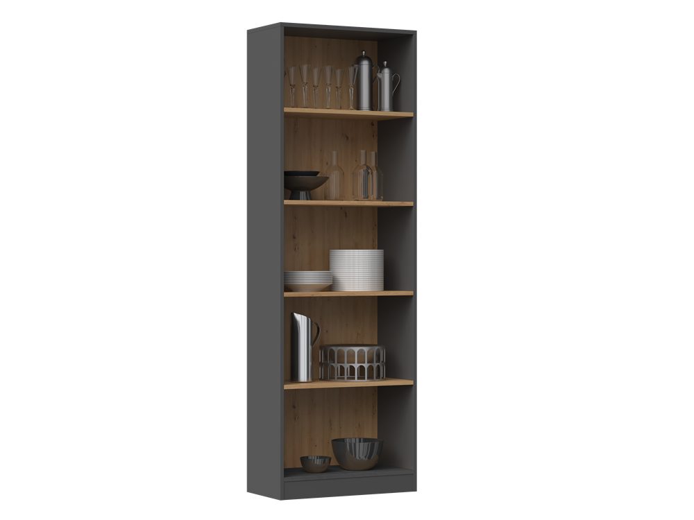 ibonto Bücherregal Elegantes Aufbewahrungsregal Wohnzimmermöbel für Wohnzim günstig online kaufen