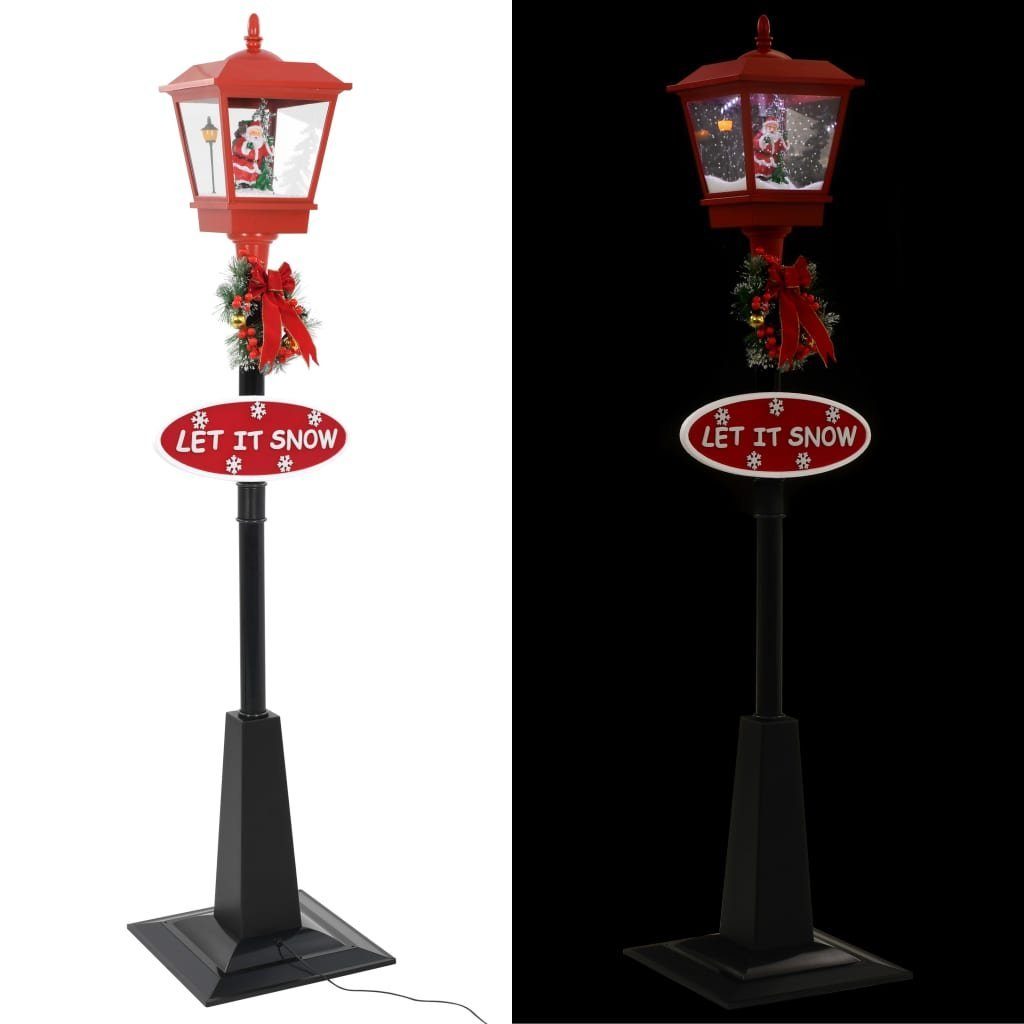 vidaXL Dekolicht 180 cm Weihnachts-Straßenlampe mit Weihnachtsmann 180 cm LED