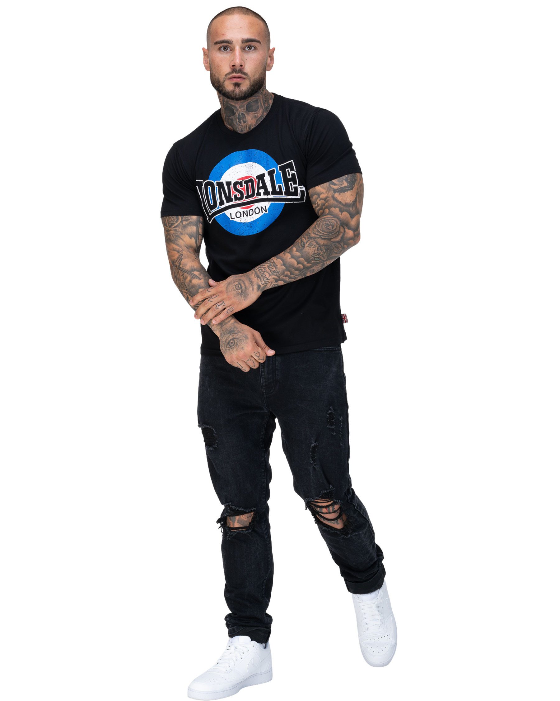 Lonsdale T-Shirt Lonsdale London T-Shirt Huyton (Packung, 1er-pack) aus Bau günstig online kaufen