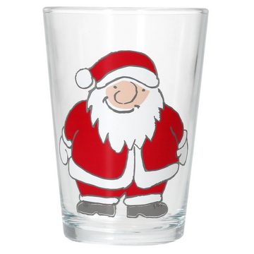 Ritzenhoff & Breker Glas Ritzenhoff Santa Winter 2x Glühwein-Gläser 240ml H11cm Tee-Glas, Glas