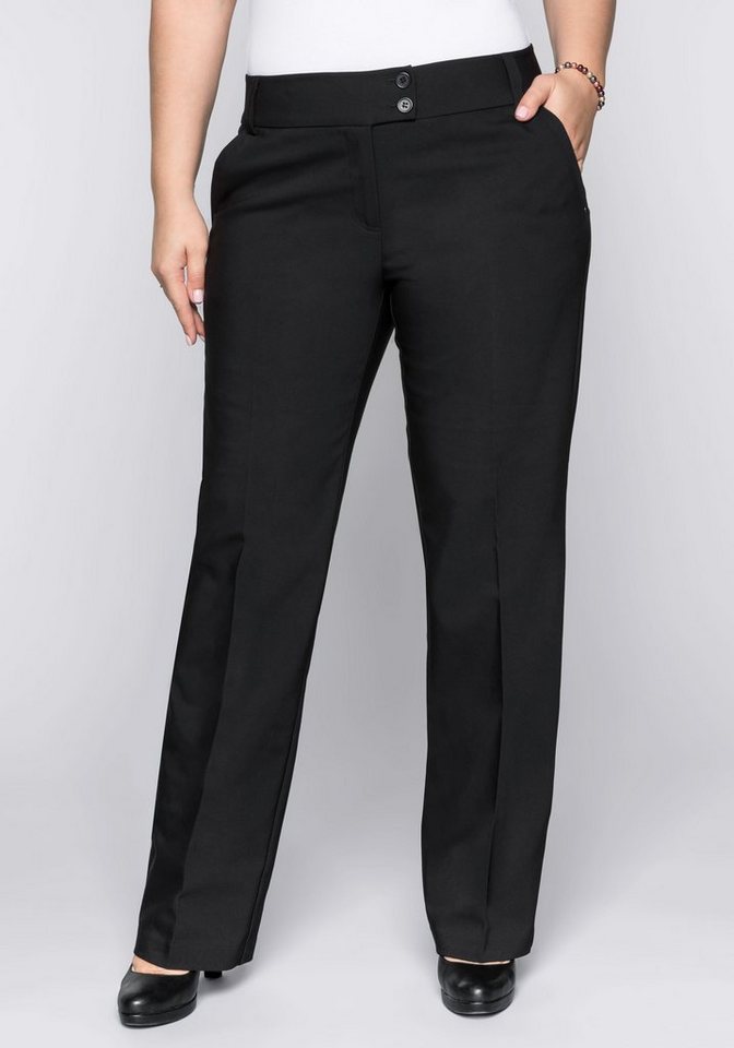 Sheego Bügelfaltenhose mit Bügelfalte Sheego Bügelfaltenhose mit Bügelfalte