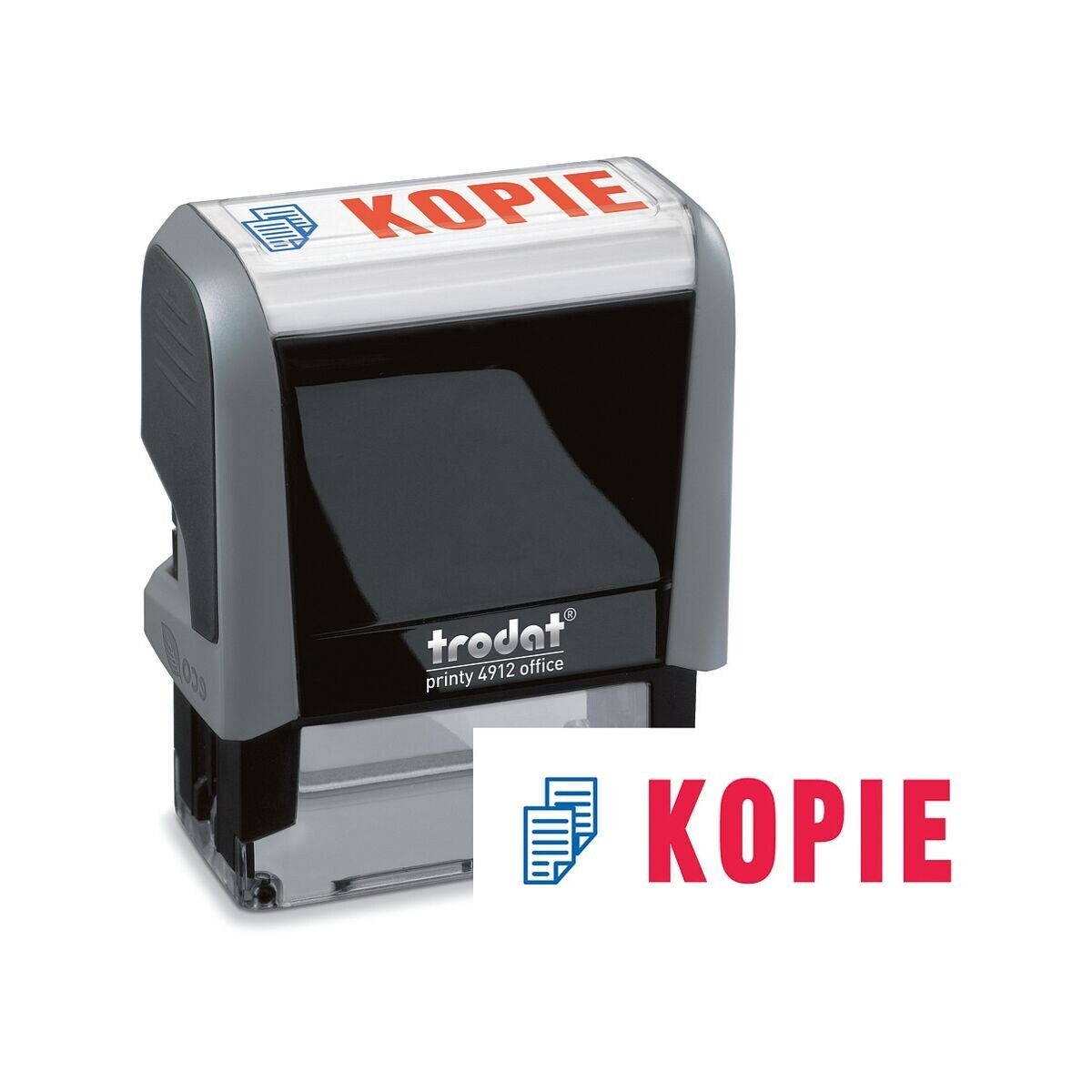 TRODAT Марки Printy, fertiger Lagertext / Symbol, selbstfärbend, dokumentenecht