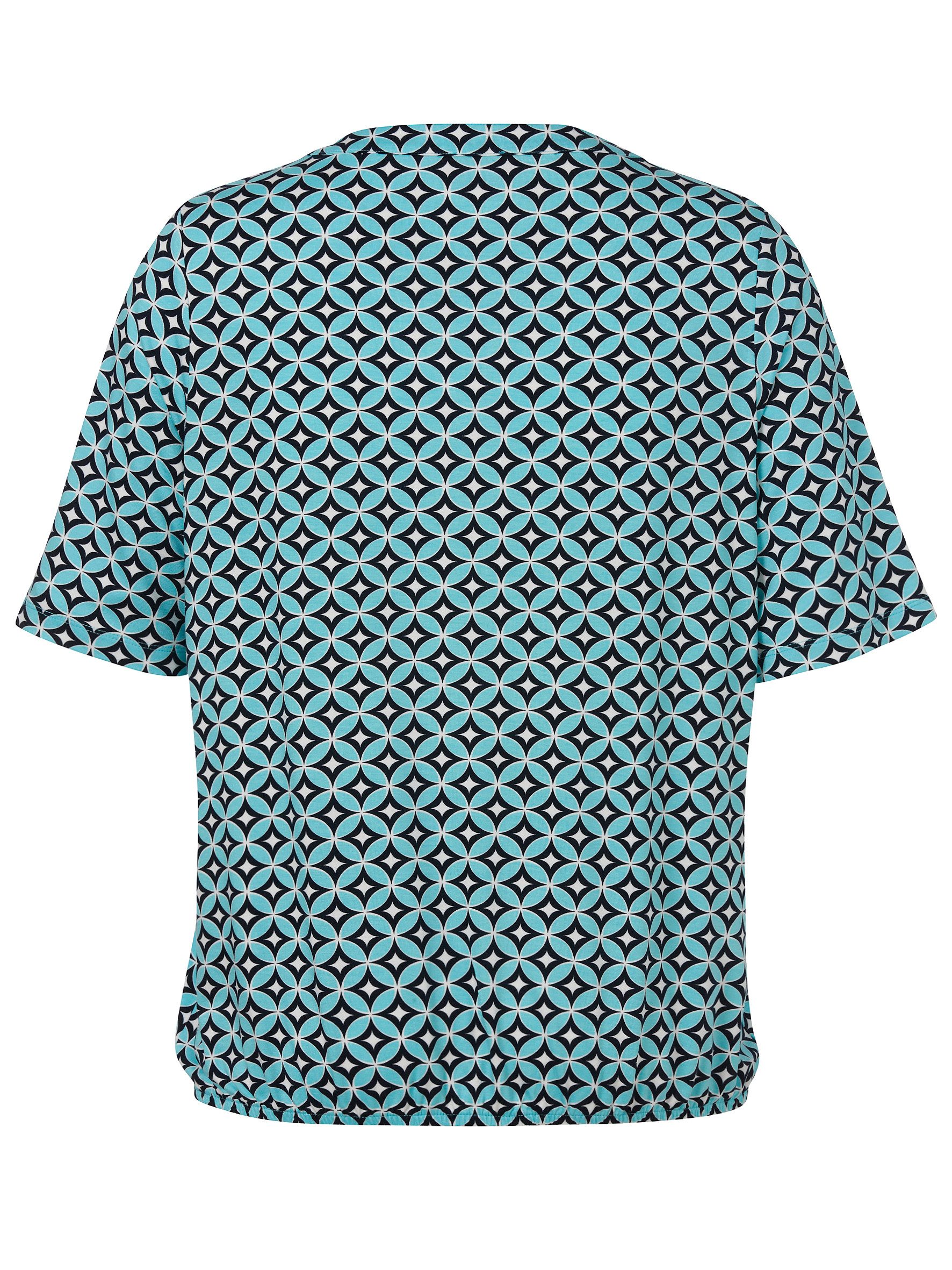 VIA APPIA T-Shirt T-Shirt V-Ausschnitt 1/2 Arm Druck