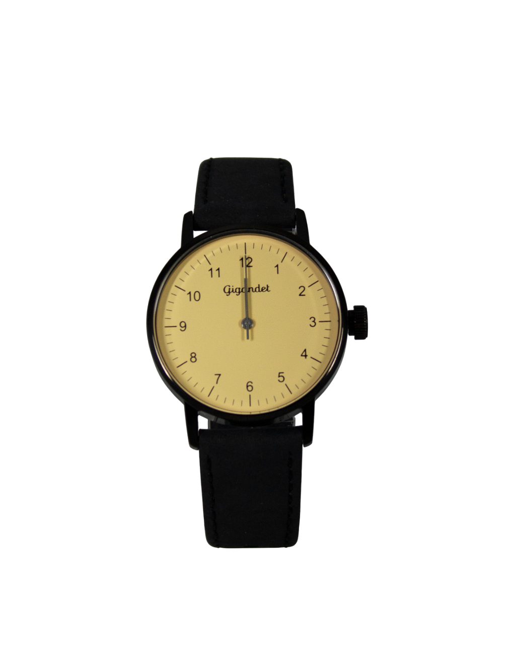 Gigandet Quarzuhr Damenuhr, Armbanduhr, Businessuhr, 35mm, MINIMALISM G27-014, Mineralglas, Lederband, Schlicht, Flach, 3bar/30m wasserdicht