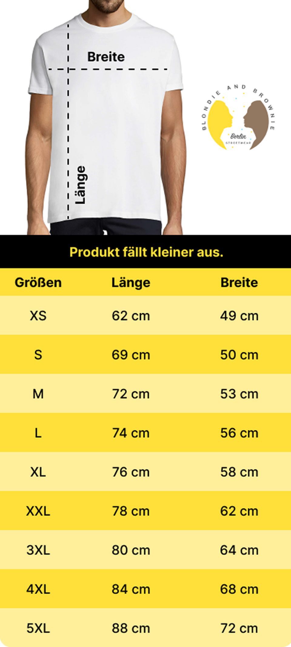 Blondie & Brownie T-Shirt Vater Geburtstag 40 Jahre Rund Fußball Motiv Herren Shirt (Einzelartikel) Vater Geburtstag 40 Jahre Rund Fußball Motiv Herren Shirt Humor