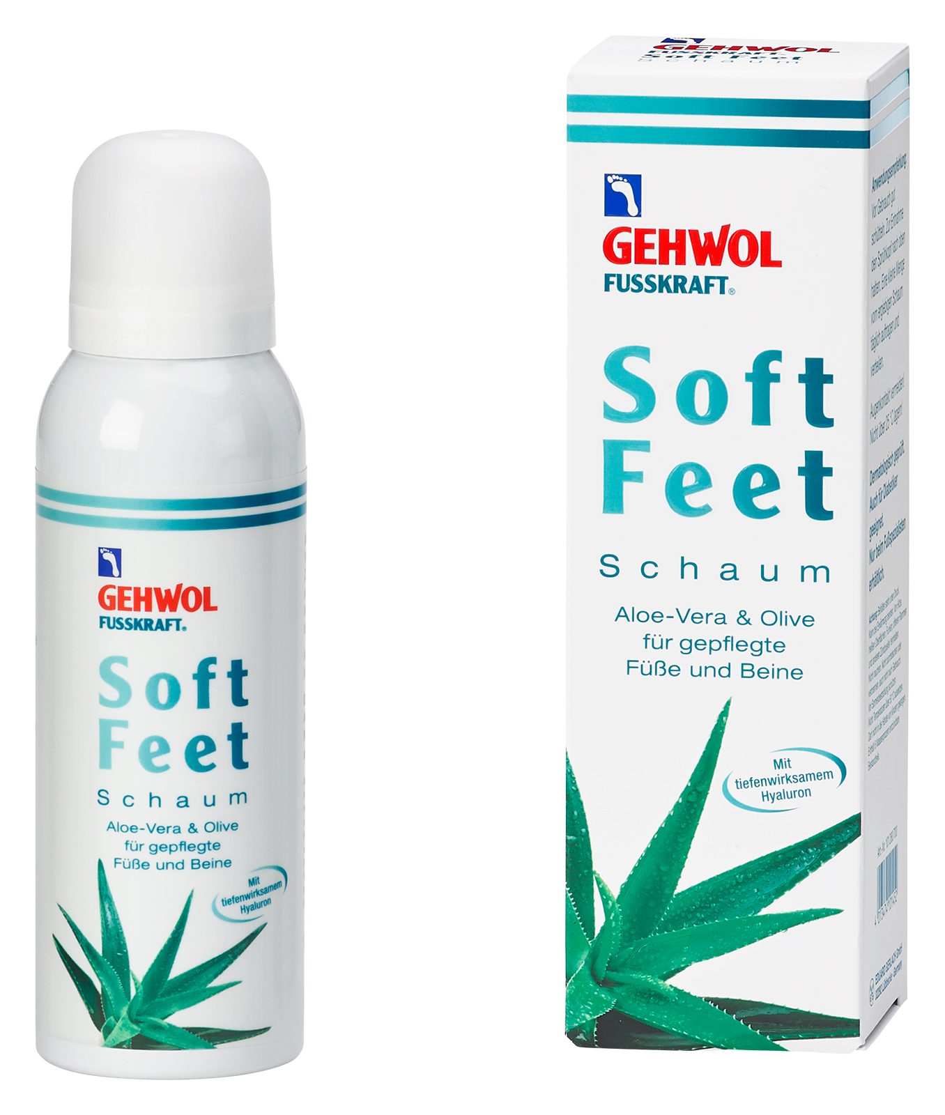 Gehwol Fußschaum GEHWOL FUSSKRAFT *Soft Feet Schaum* Fusschaum Aloe-Vera&Olive