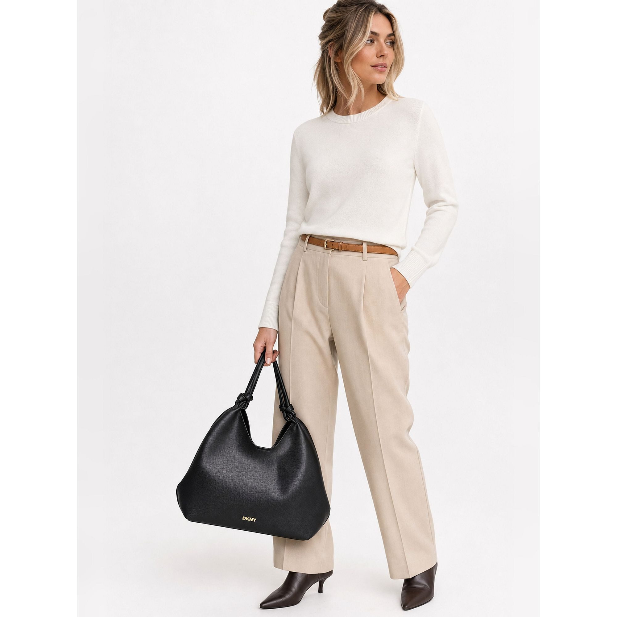 DKNY Schultertasche Paula, Polyurethan