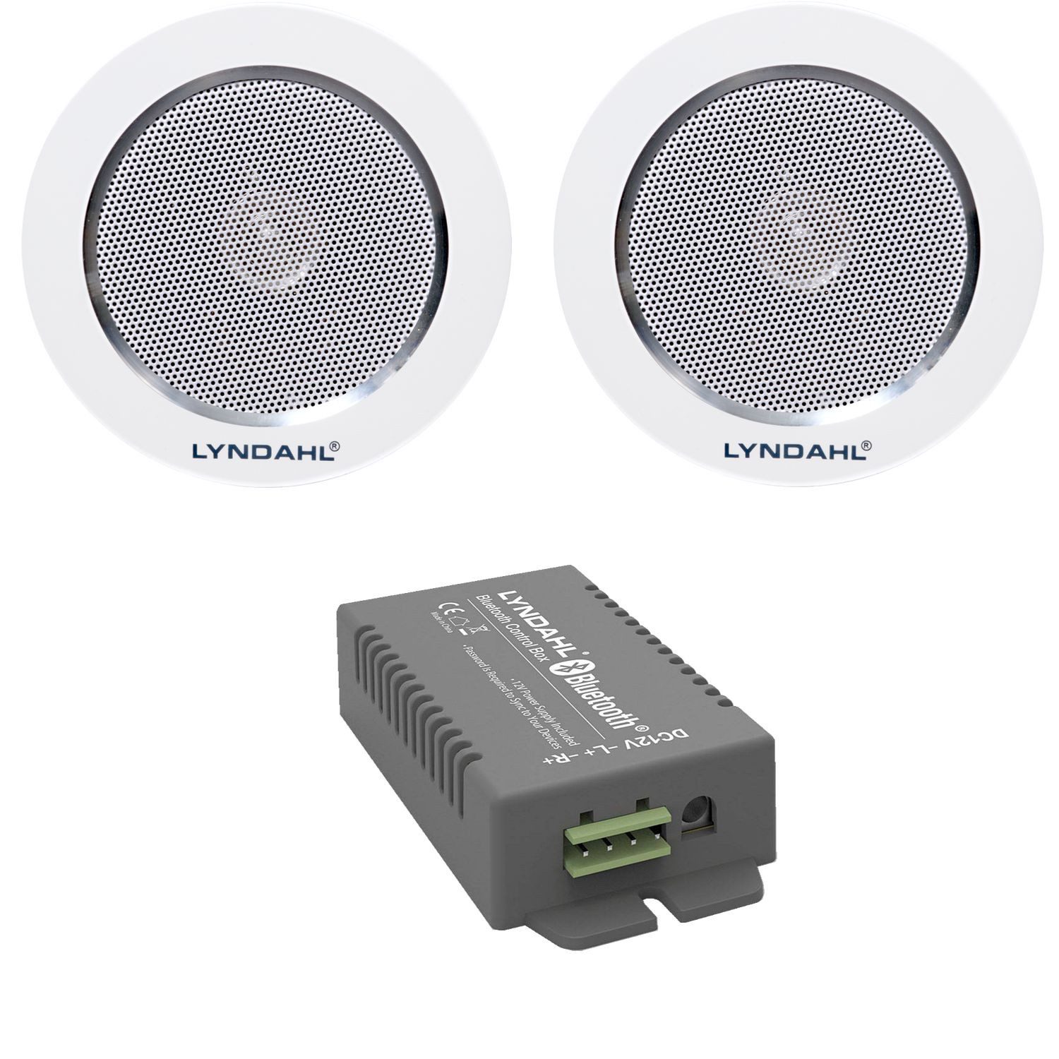 Lyndahl Колонки-Set inklusive Bluetooth-Einbauverstärker CS120AL-Kit Einbaulautsprecher 4 (120 W)