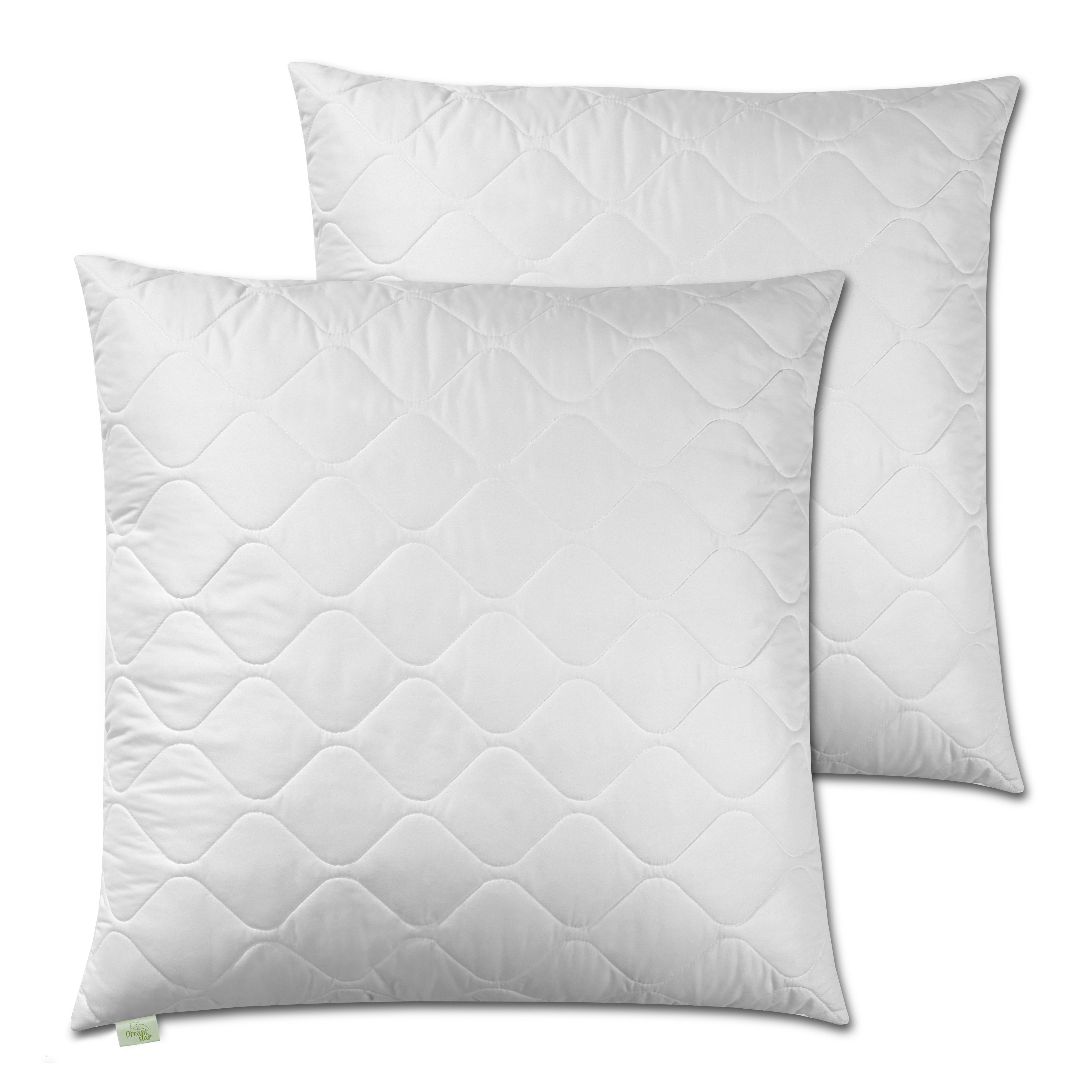 Dreamstar Microfaserkissen gestepptes Kopfkissen 40x80 cm günstig online kaufen