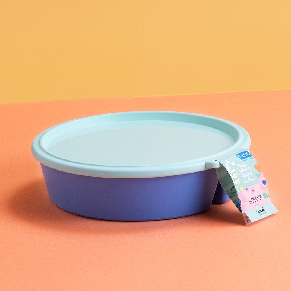 KOZIOL Aufbewahrungsschüssel NORA BOX 1,1l Schale 1,1l mit Deckel, Kunststoff, (1-tlg)