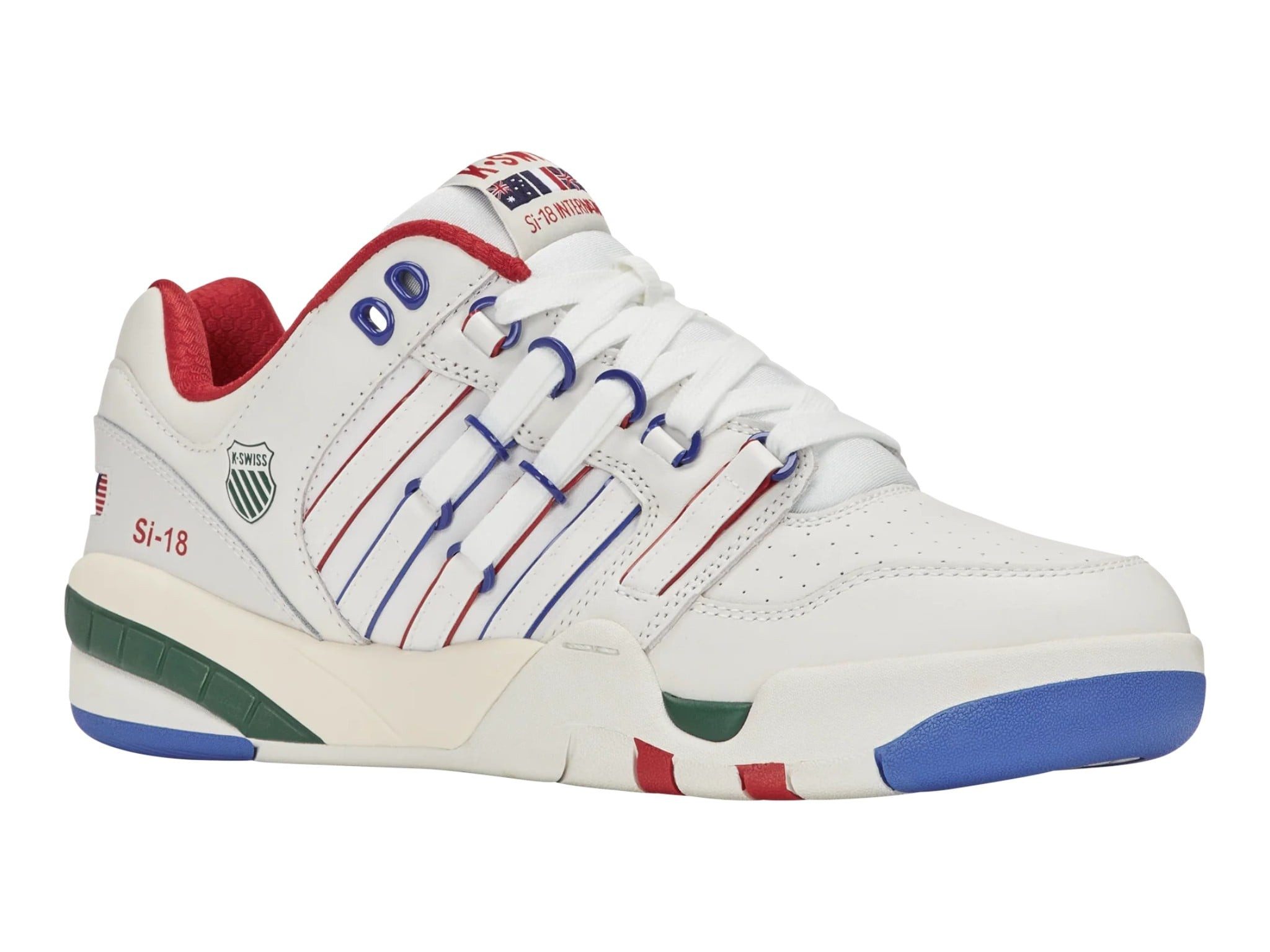 K-Swiss Si-18 International C (Leder) 2026 weiss/bunt Herren Sneaker günstig online kaufen