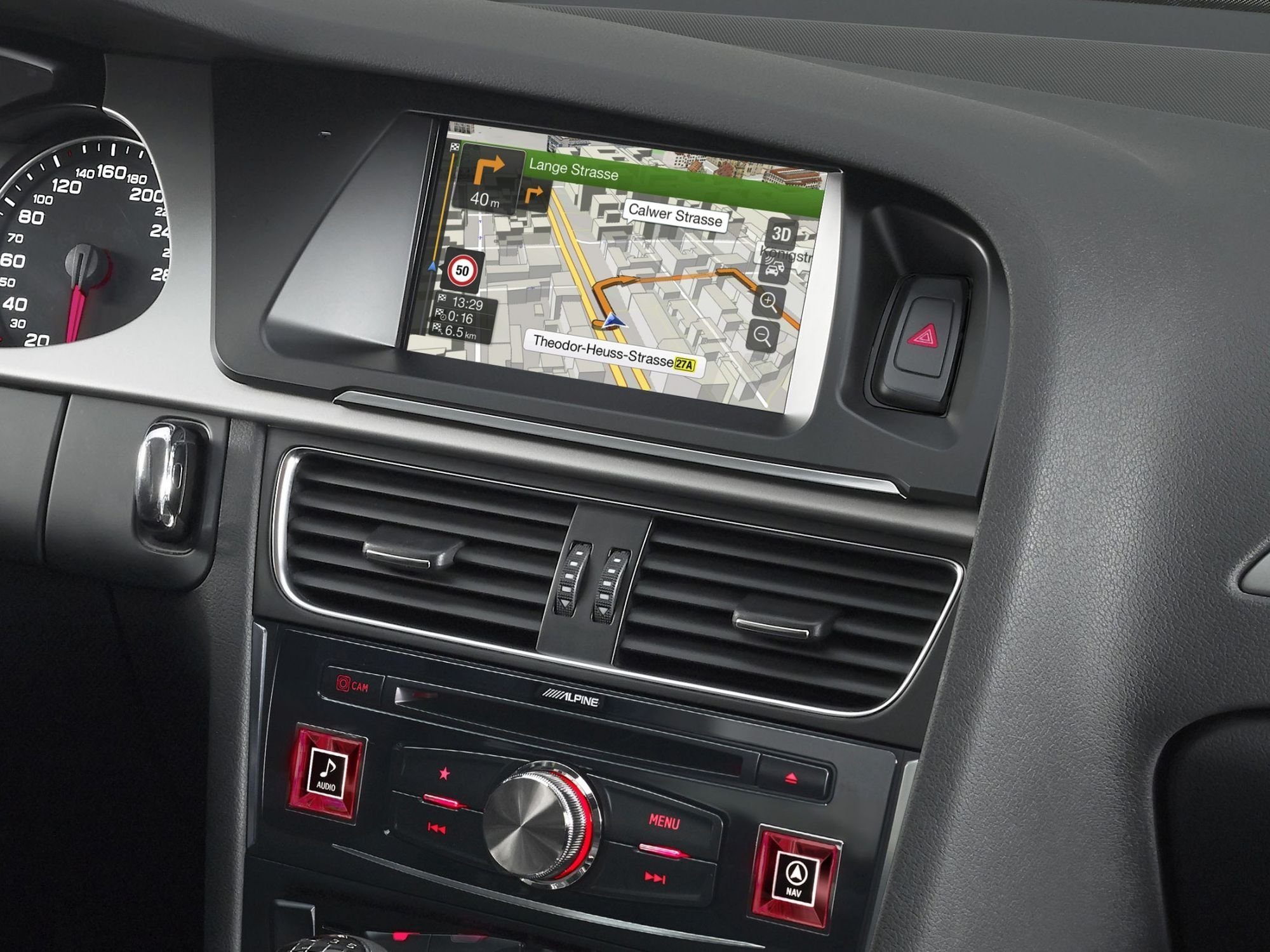 X703D-A4 7-Zoll Premium-Infotainment-Audi A4 Navi CarPlay Android Auto Autoradio