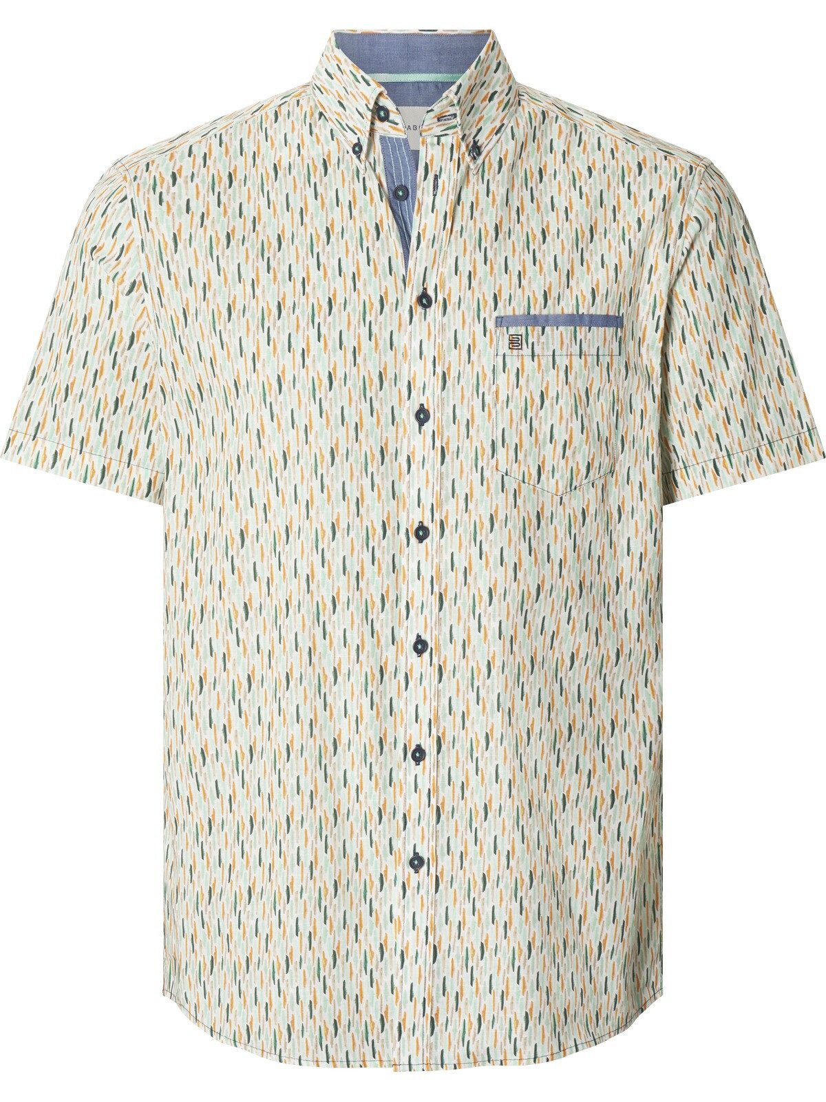 Babista Kurzarmhemd MARVIO mit Wasserfarben-Print
