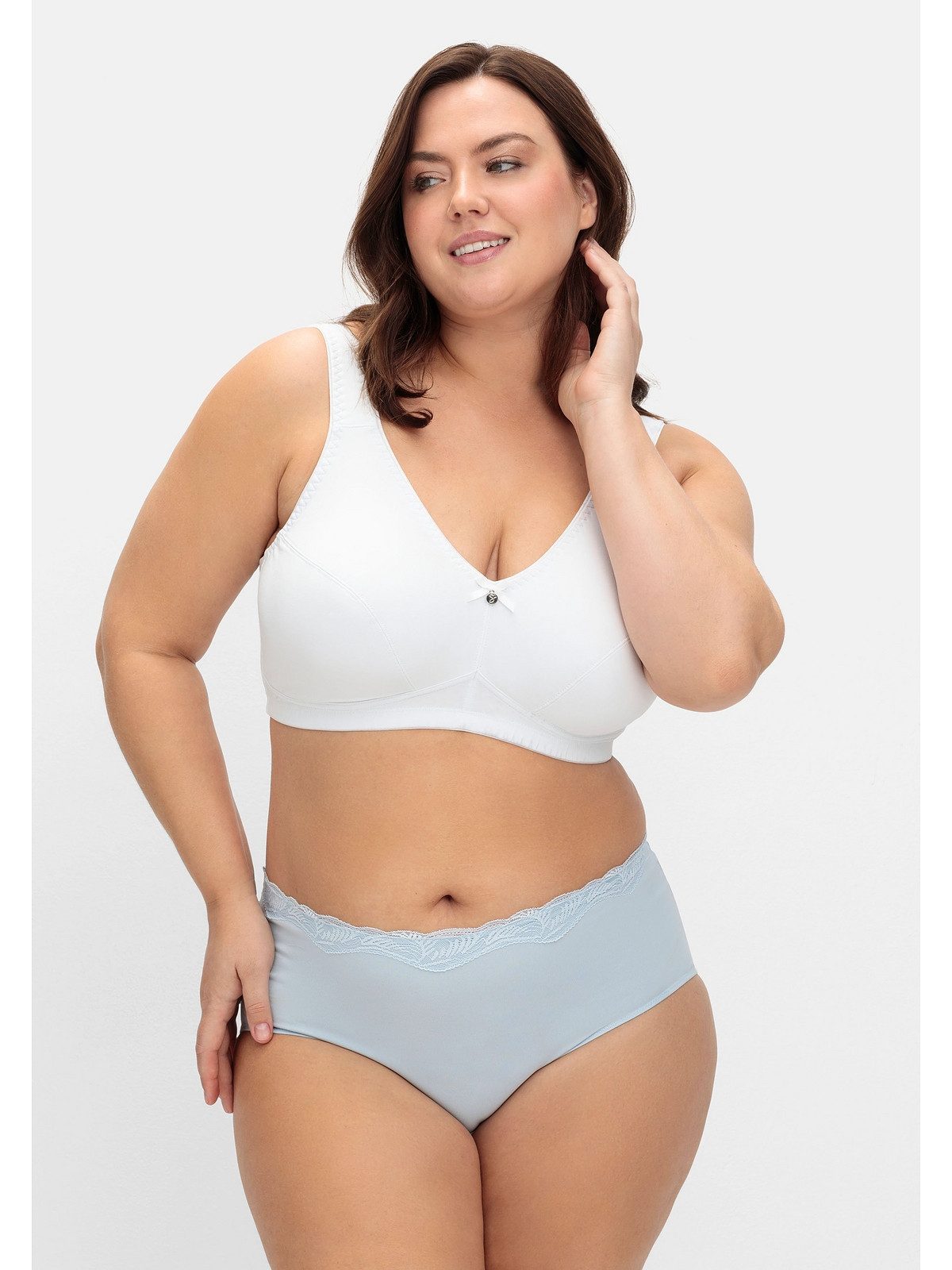 Sheego Entlastungs-BH Große Größen ohne Bügel, im Doppelpack