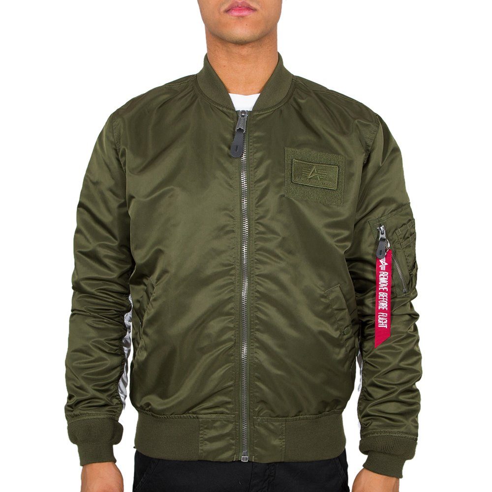 Alpha Industries Industries Alpha Sommerjacke MA-1 TT Custom dark Bomberjacke Herren green