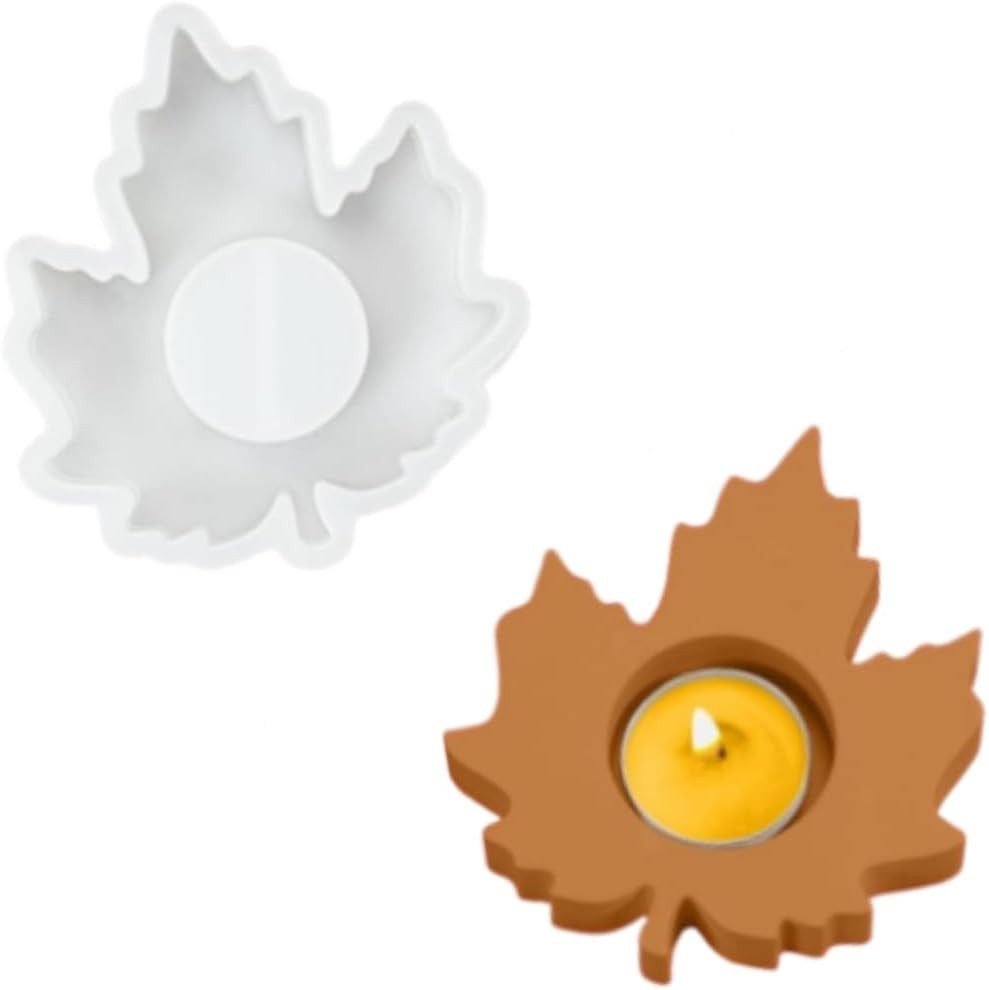 FELIXLEO Silikonform Silikonform Herbst, Silikonform Kerzenhalter,Herbst Deko, (1-tlg)