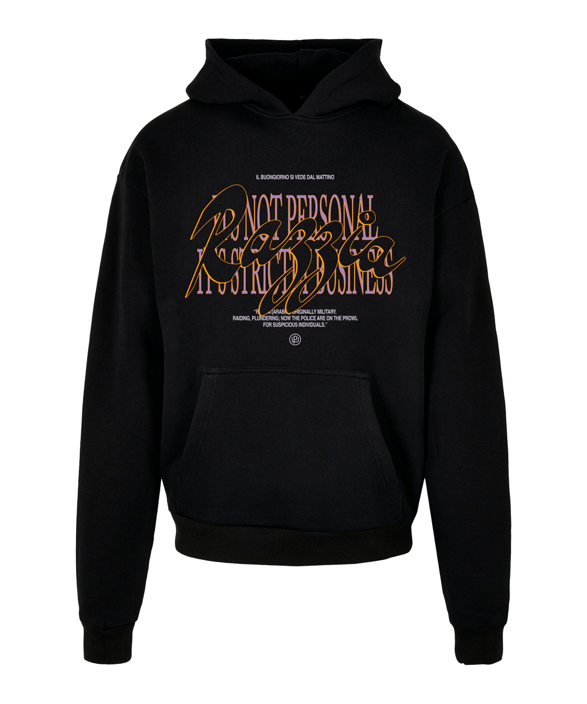 Sweatshirt Mister Tee Razzia Oversized Hoody Langarm-Shirts