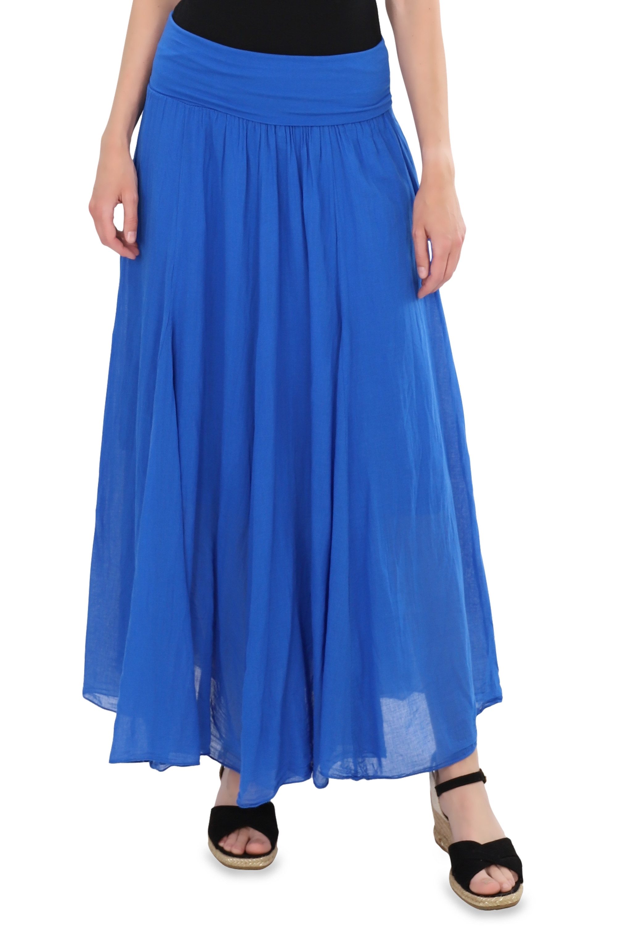 malito more than fashion Sommerrock 80150 figurumspielendes Bandeaukleid aus 100% Baumwolle