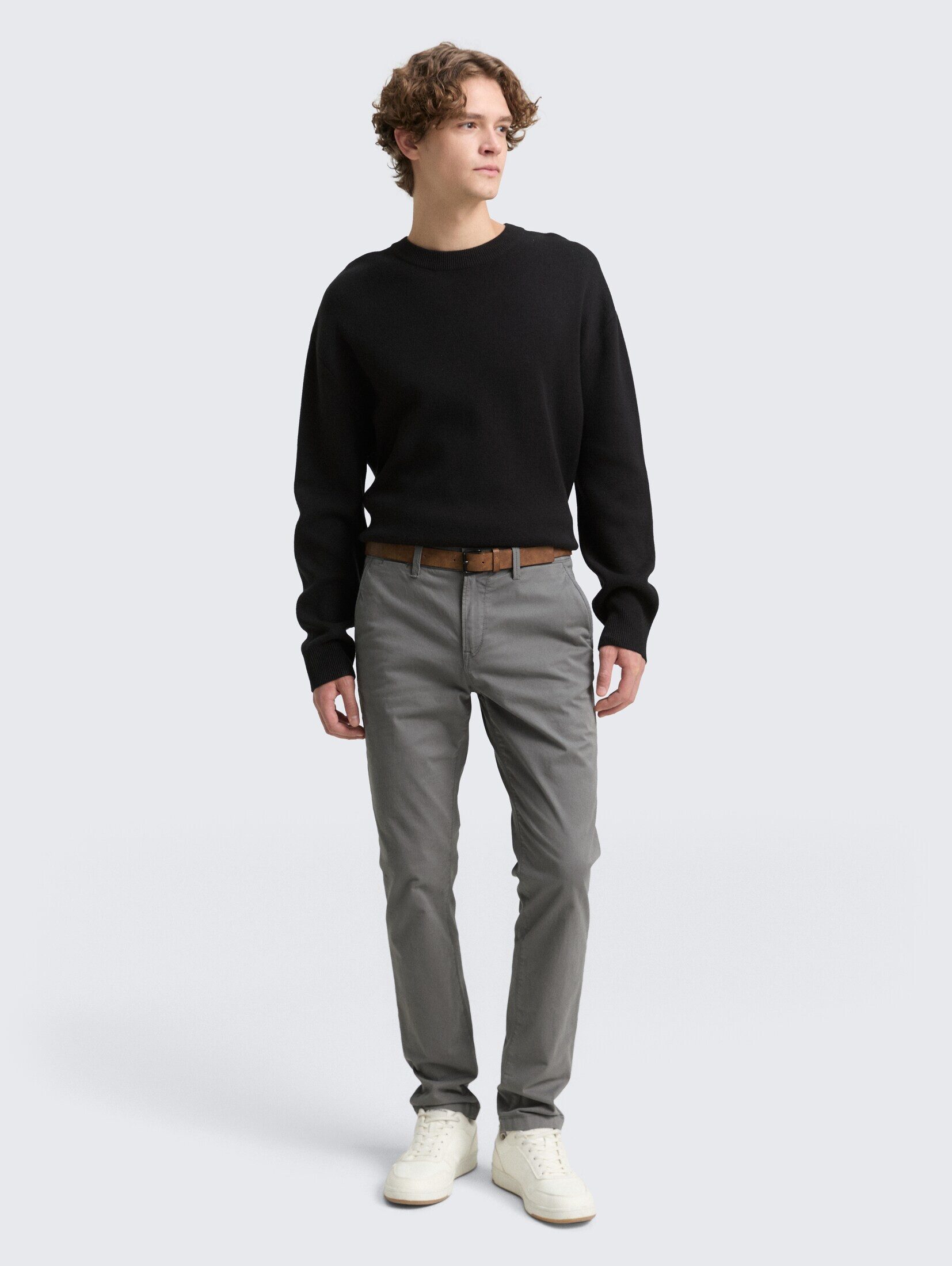 TOM TAILOR Denim Chinohose Hosen & Chino Slim Fit Chino Hose mit Gürtel günstig online kaufen