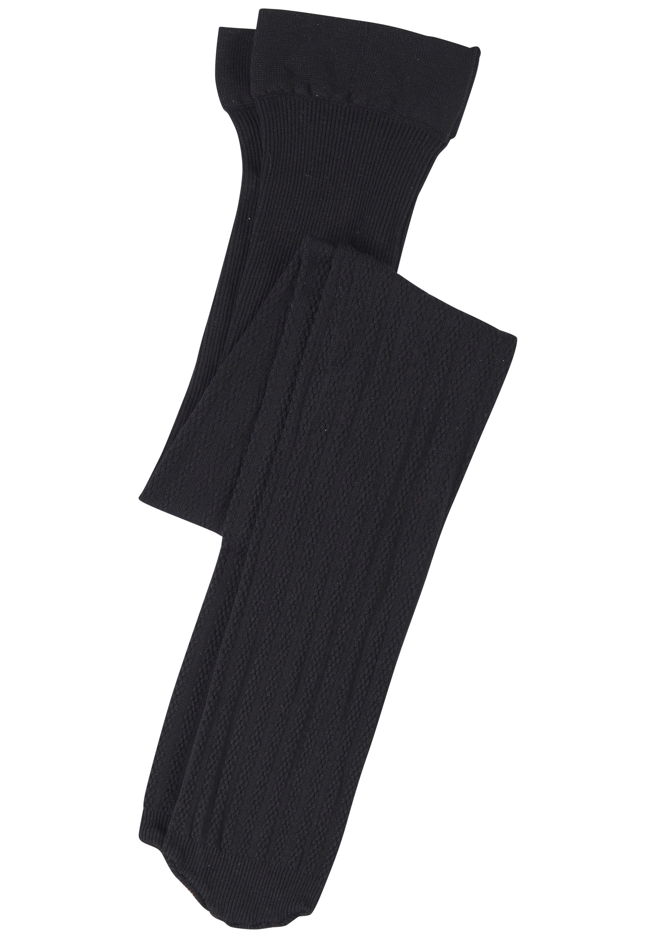 H.I.S Feinstrumpfhose 20 DEN (Packung 2 St) mit geripptem Muster