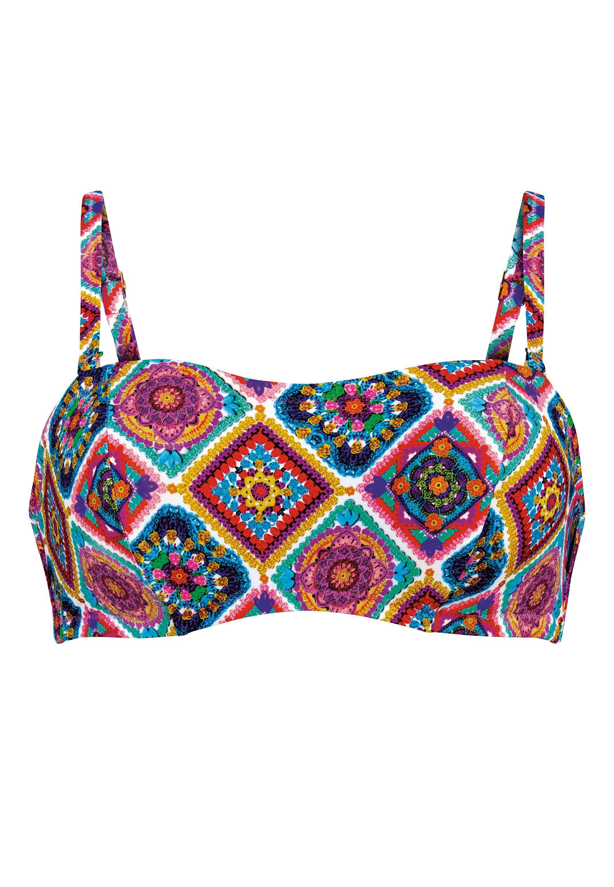 Rosa Faia Bügel-Bikini-Top Crochet Flower (1-St), Bikini-Top - Schnelltrock günstig online kaufen