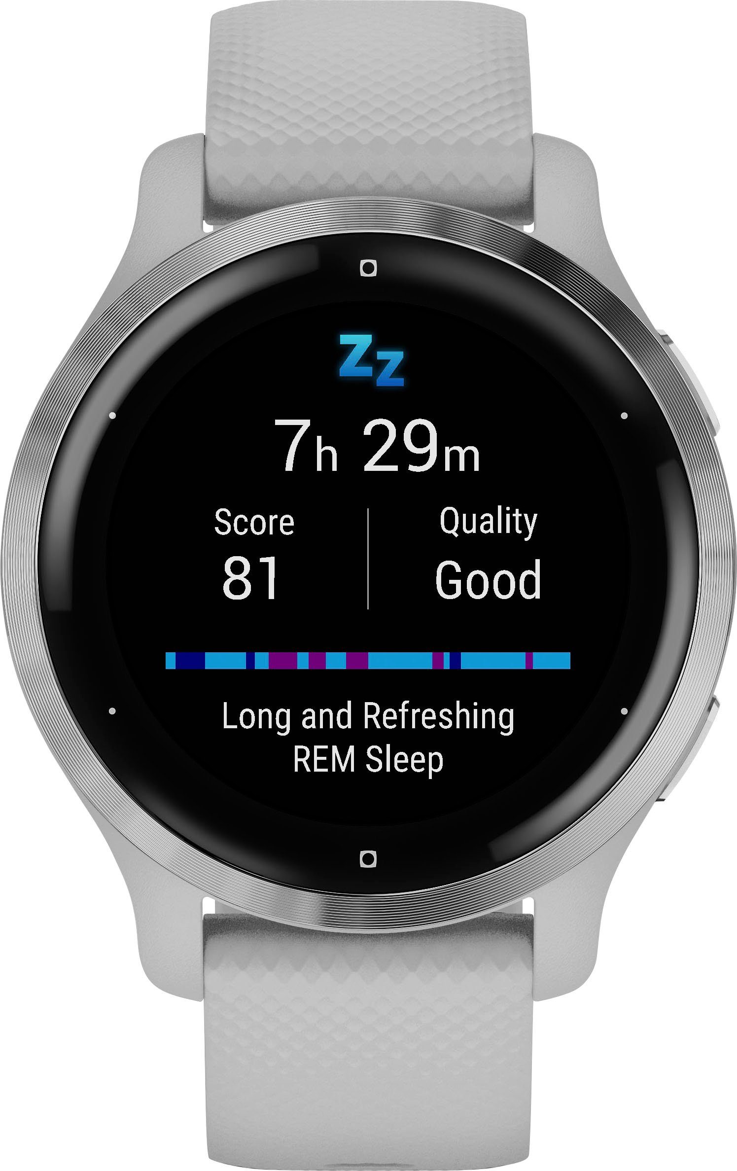 Garmin Venu cm/1,1 (2,8 Zoll), hellgrau vorinstallierten Smartwatch hellgrau 25 | 2S Sport-Apps