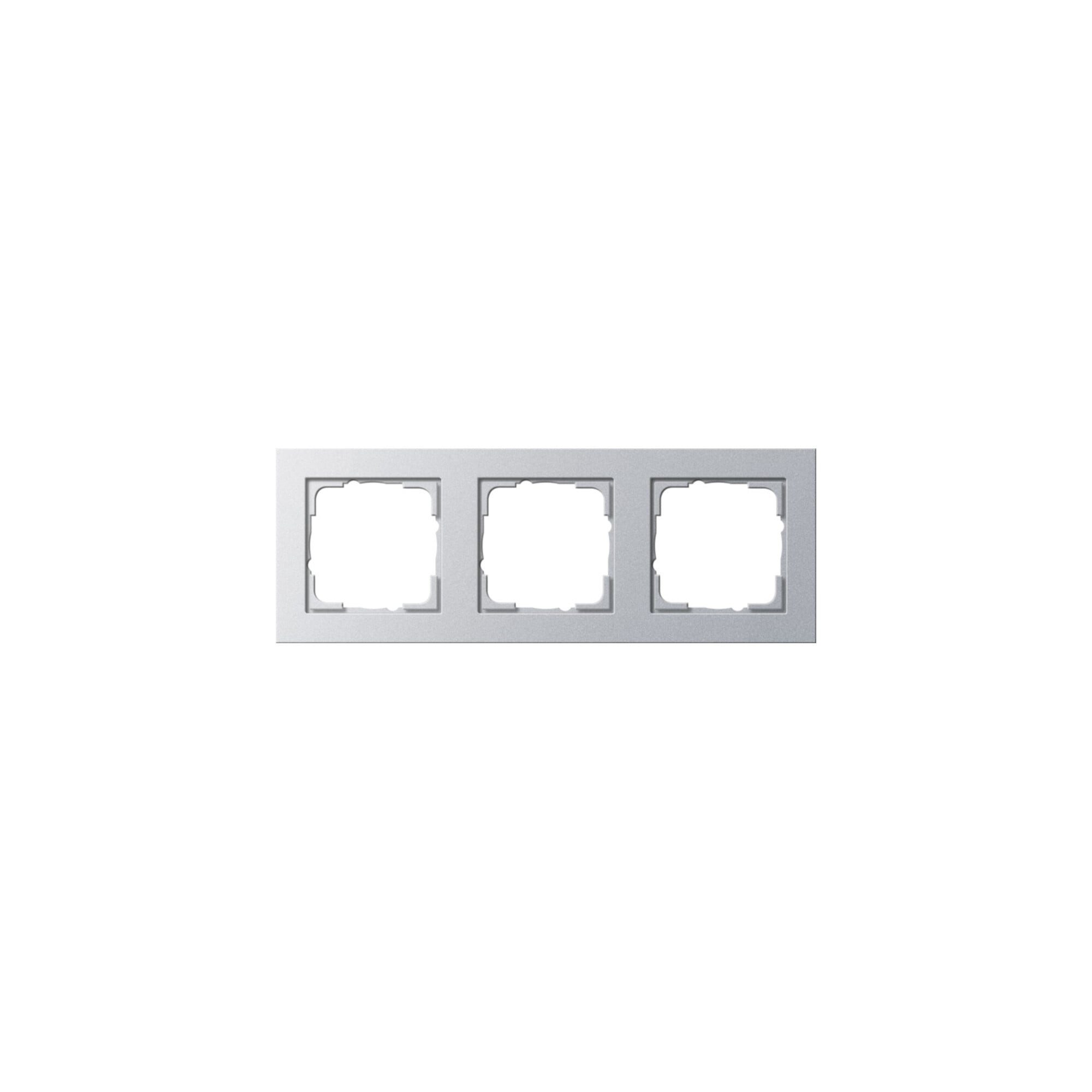 GIRA Gira Abdeckrahmen 3f.alu E2 021325 Installationskabel